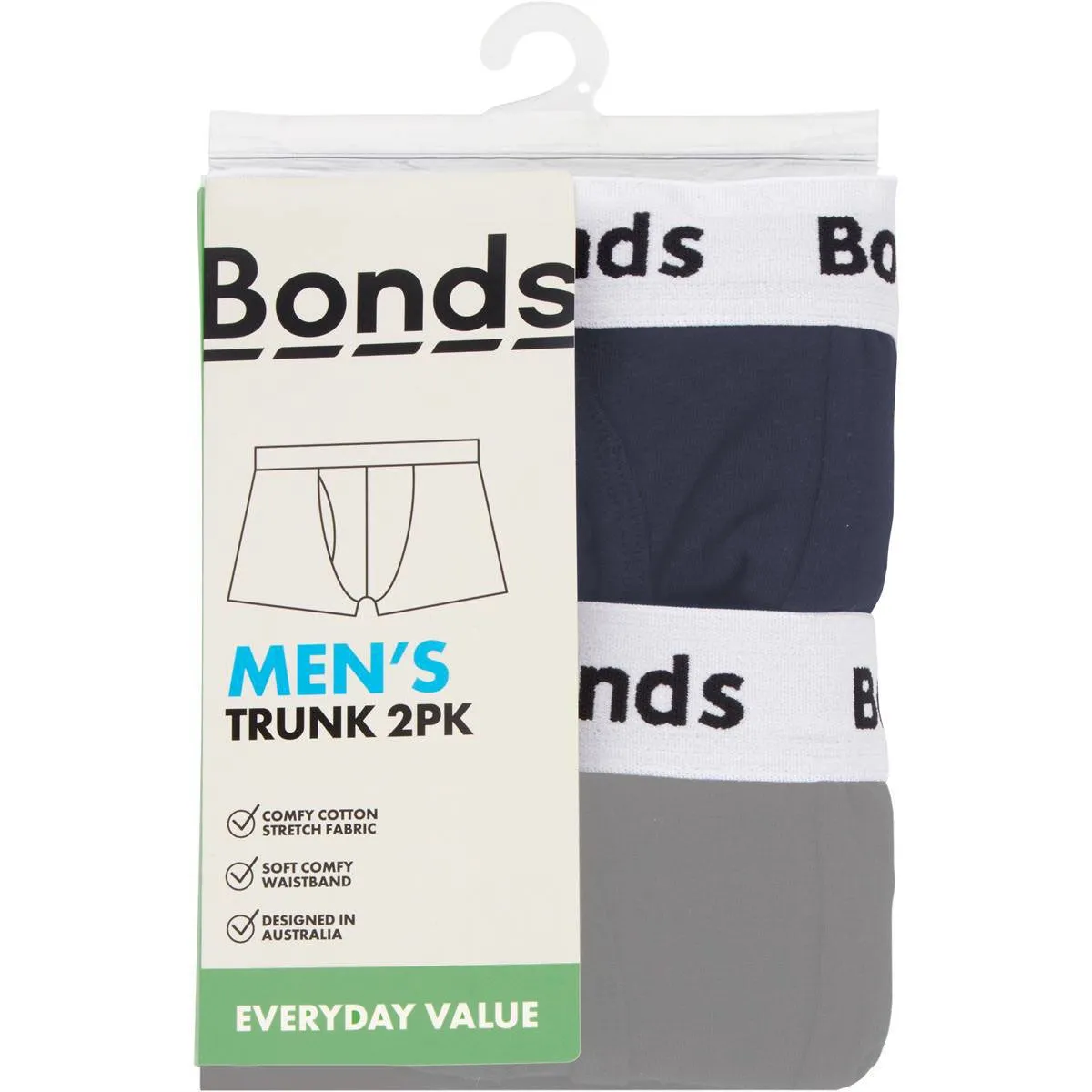 10 x Bonds Everyday Trunks Mens Underwear Assorted Shorts Briefs Jocks