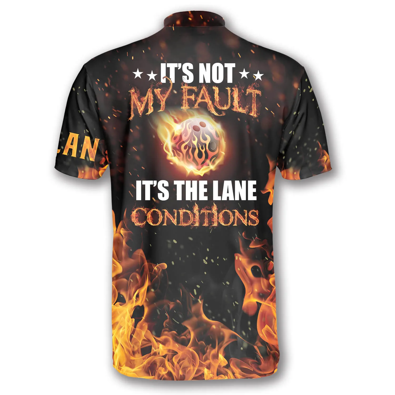 3D All Over Print It’s Not My Fault It’s The Lane Conditions Custom Bowling Jerseys for Men