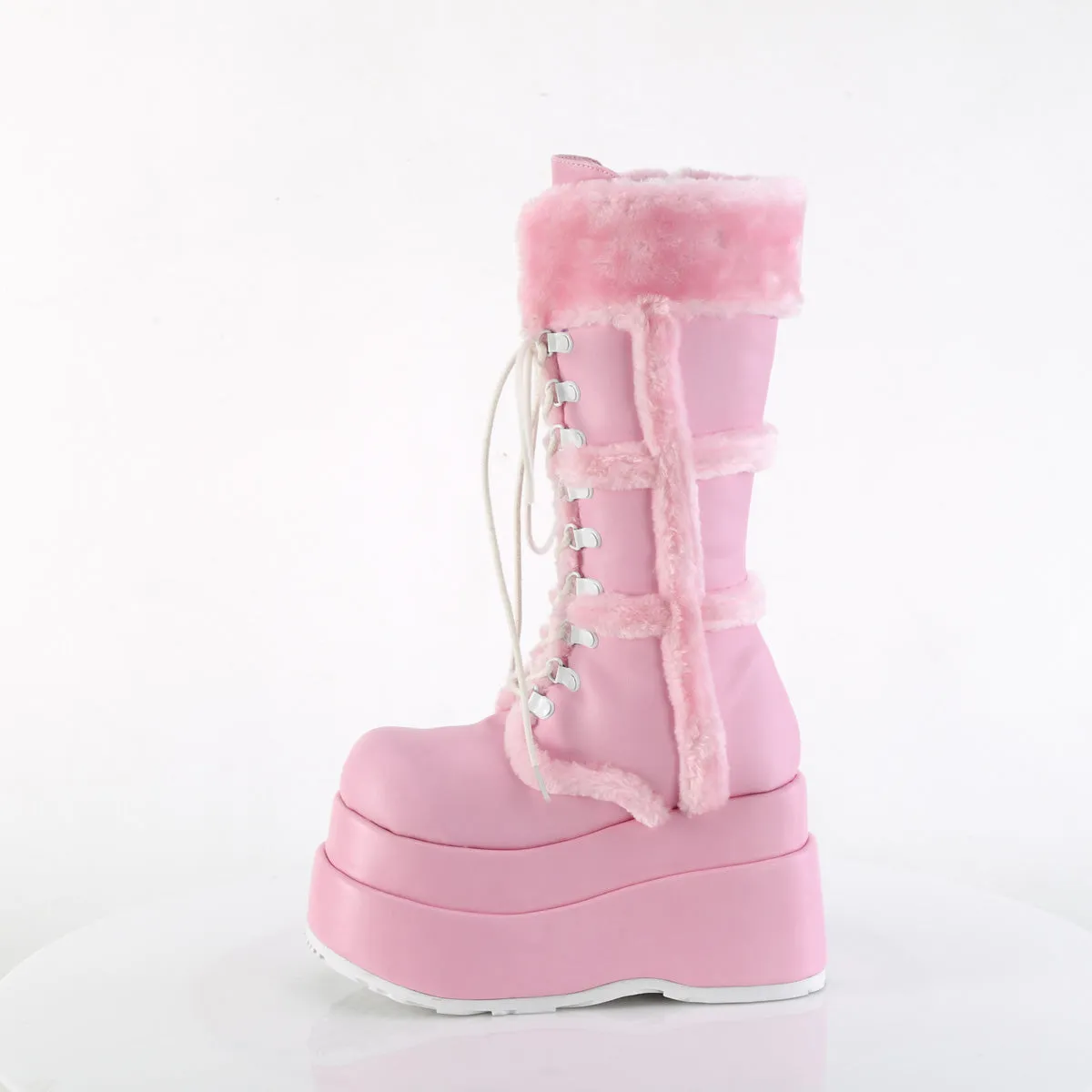 4 Inch Platform BEAR-202 Baby Pink Pu