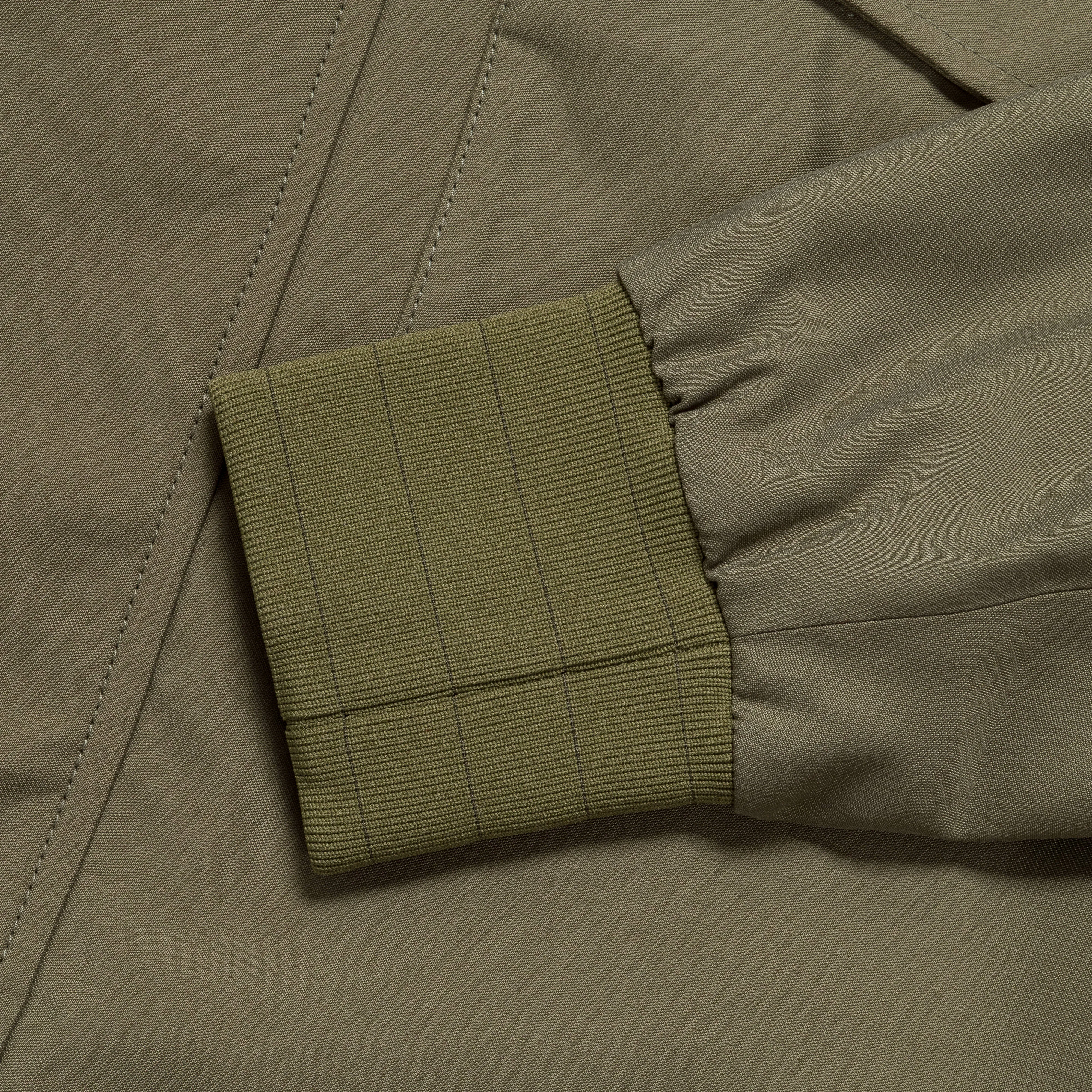 69 Flak O Gusset Bomber - 10oz Olive/Viscose Poly BS Twill