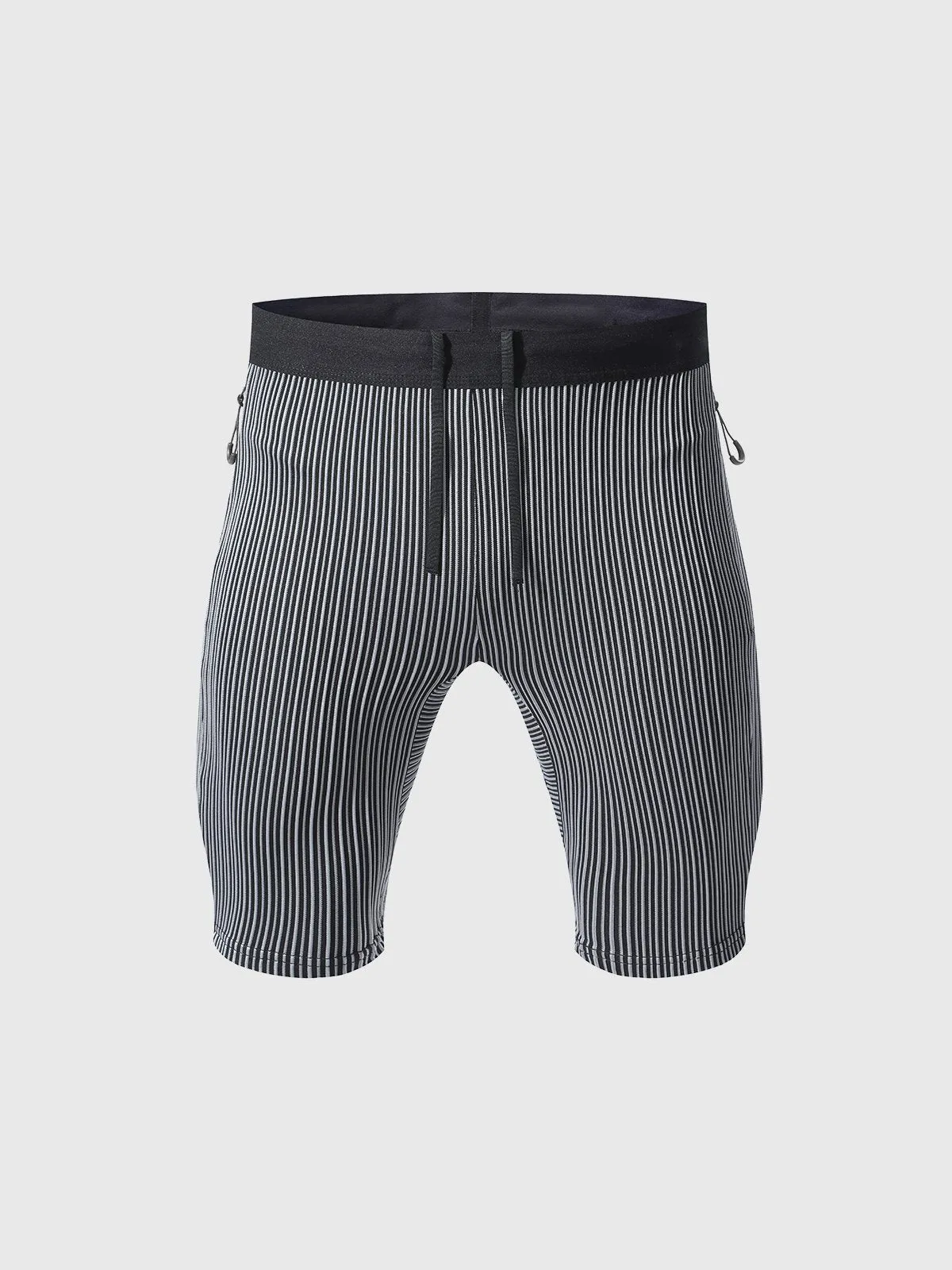 8" Pro Compression Lined Running Short with Zip Pockets