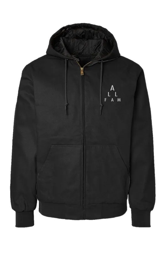 AF Canvas Workwear Jacket BLK/WHT