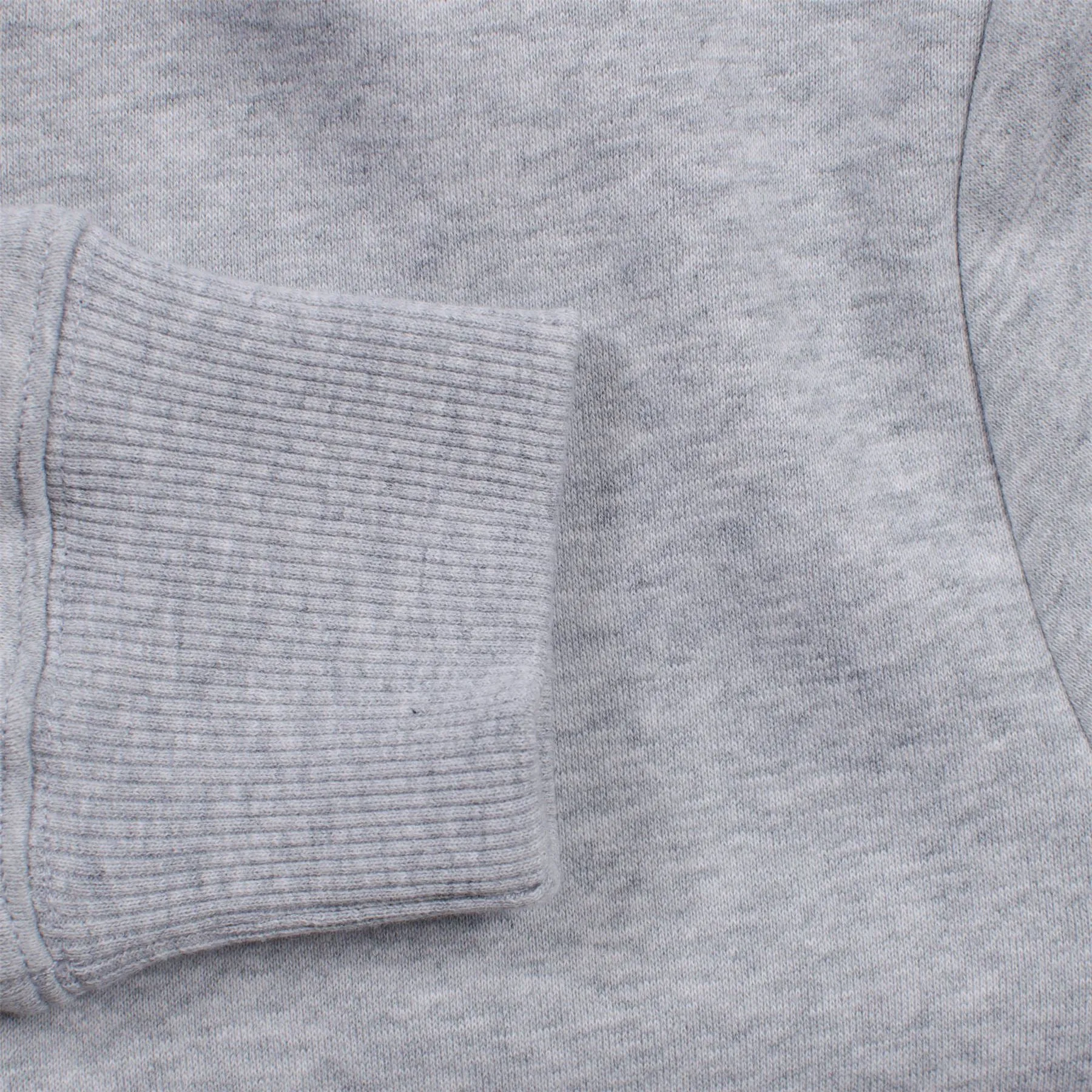 Alpha Cotton Fleece Hood Stone Grey Melange - SS23