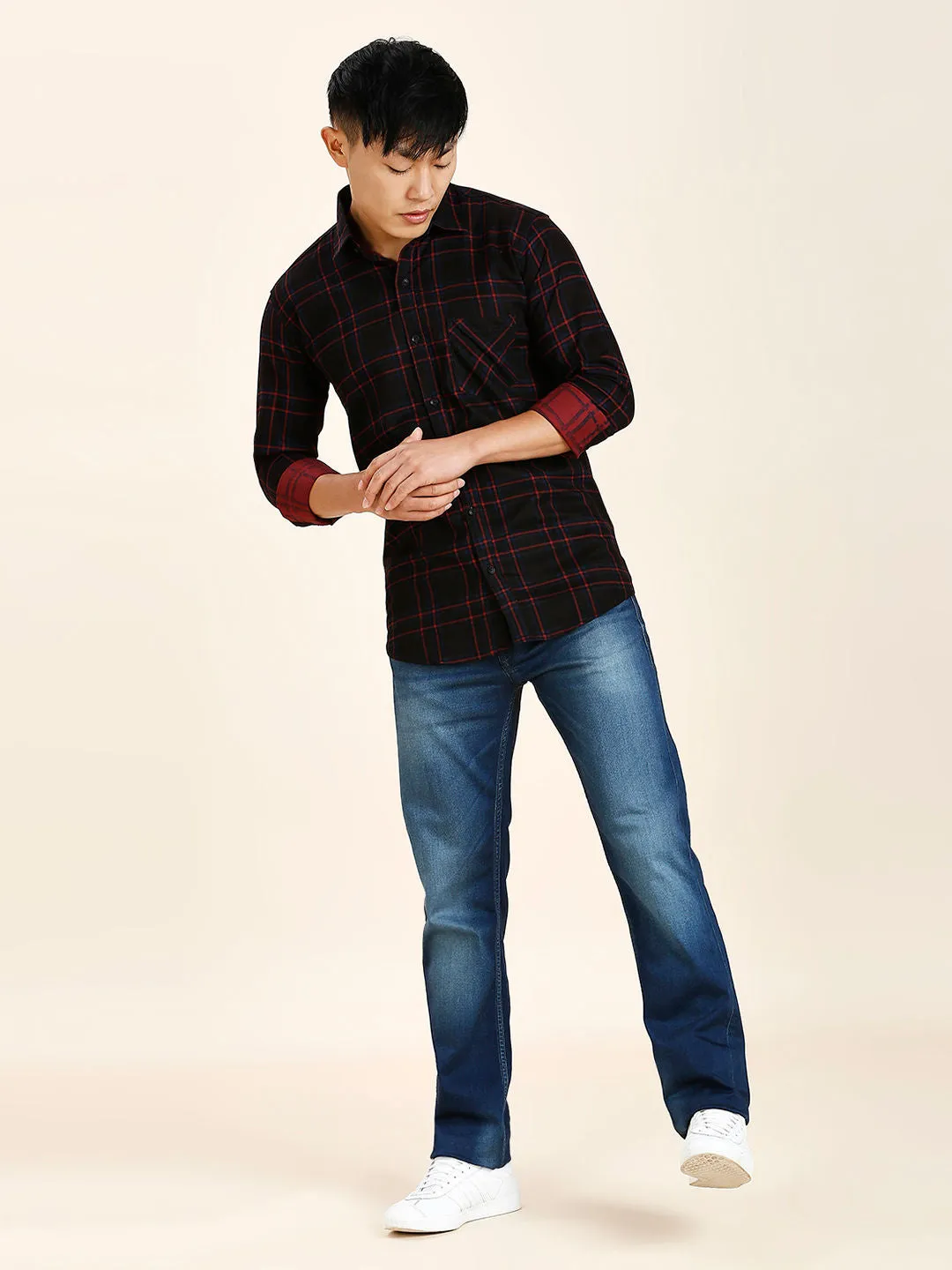 Angeles Checked Men's Shirt