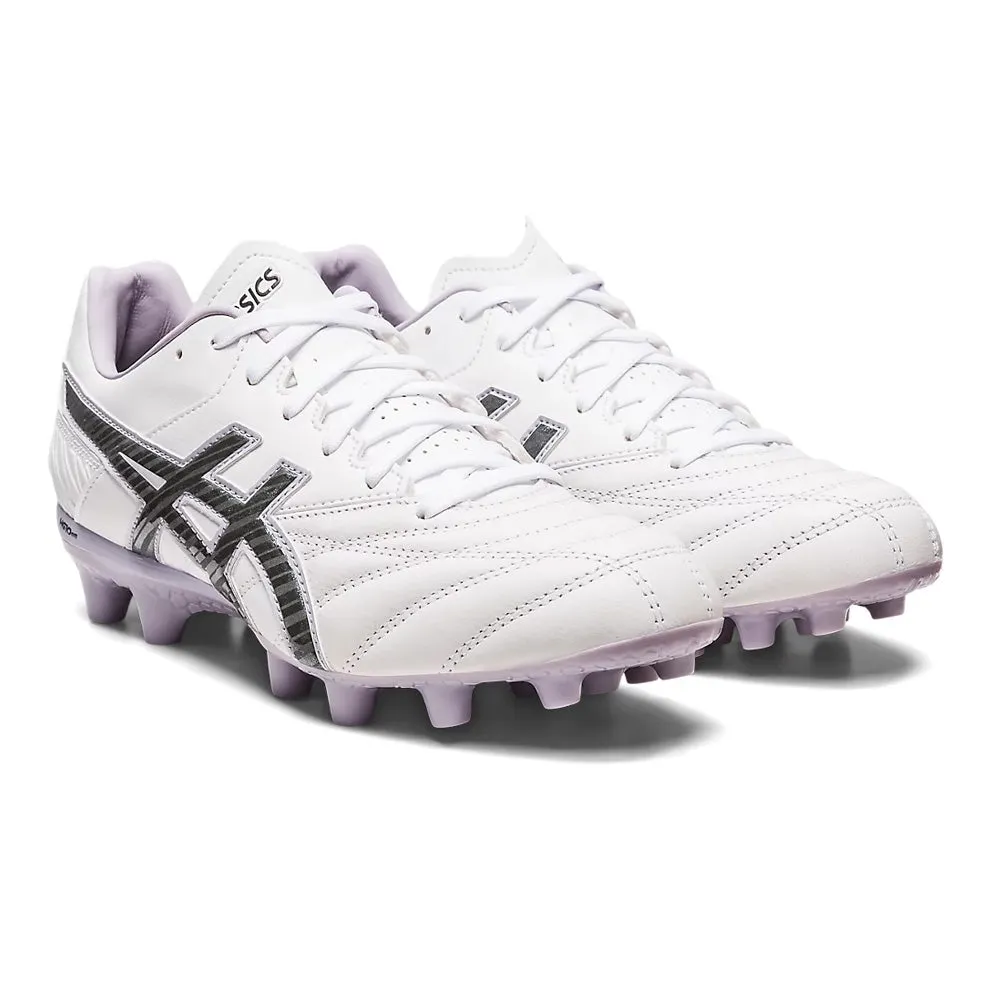 Asics Lethal Flash IT 2 Womens FG Football Boots (White/Gunmetal)