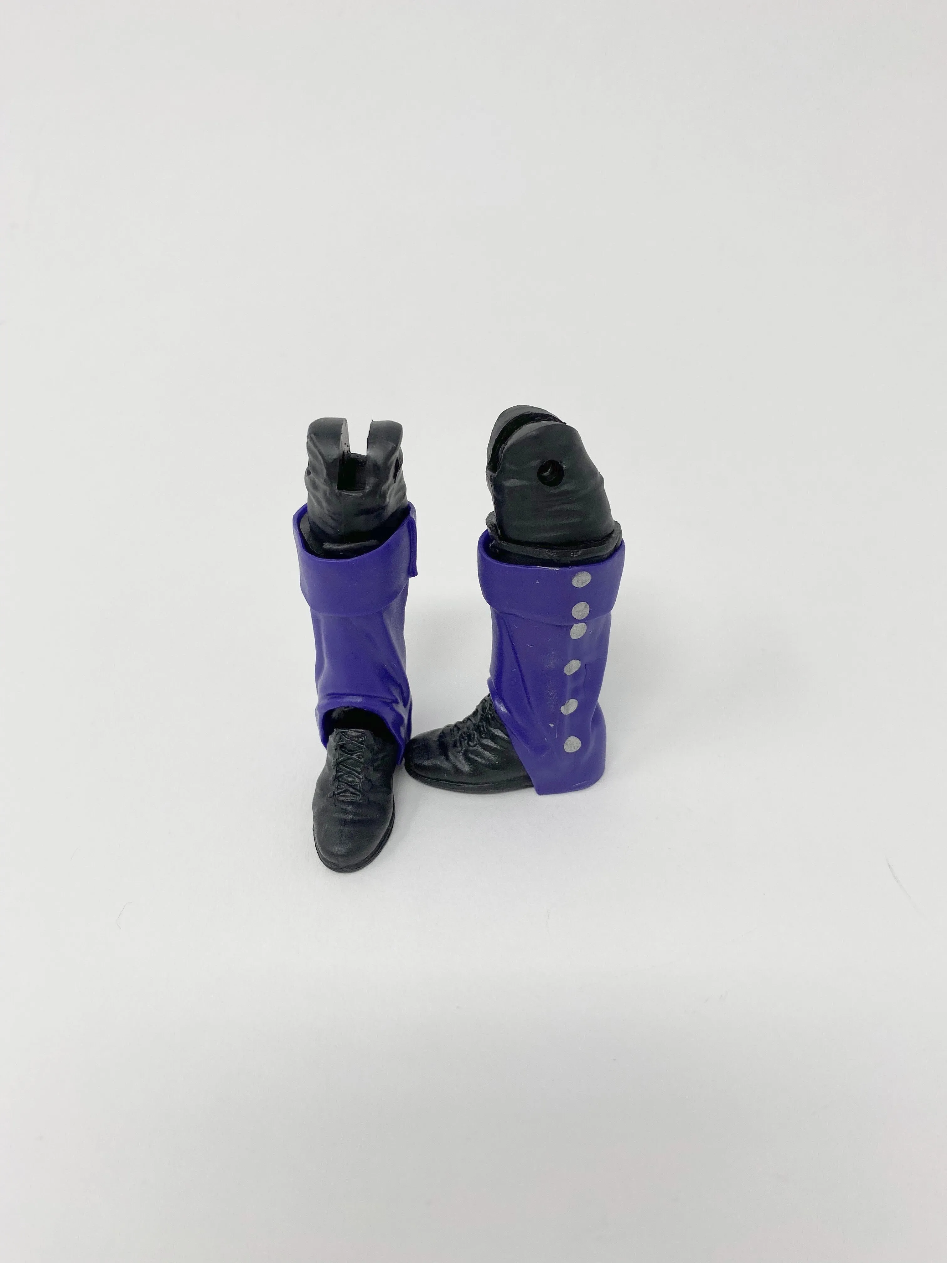 Black Laced Boots with Purple Cover (XL)