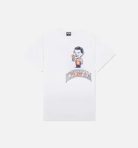 Bobble Short Sleeve Tee Mens T-Shirt - White