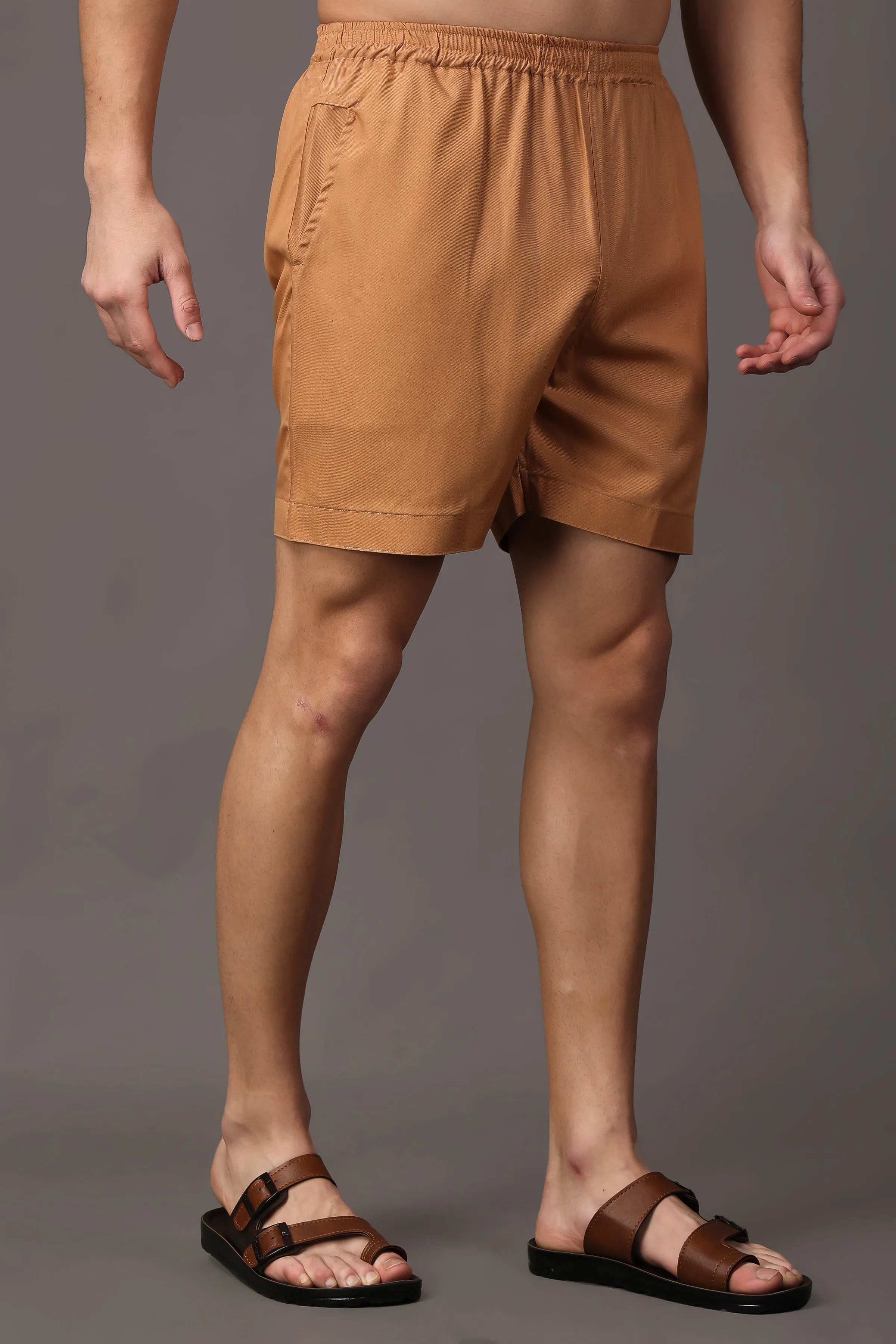 Bronze Brown Comfort Shorts