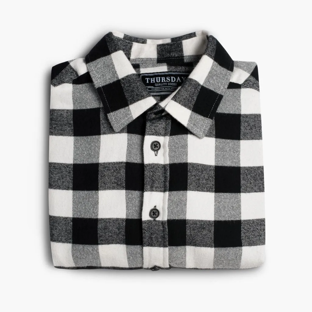 Buffalo Check Shirt | Black & White