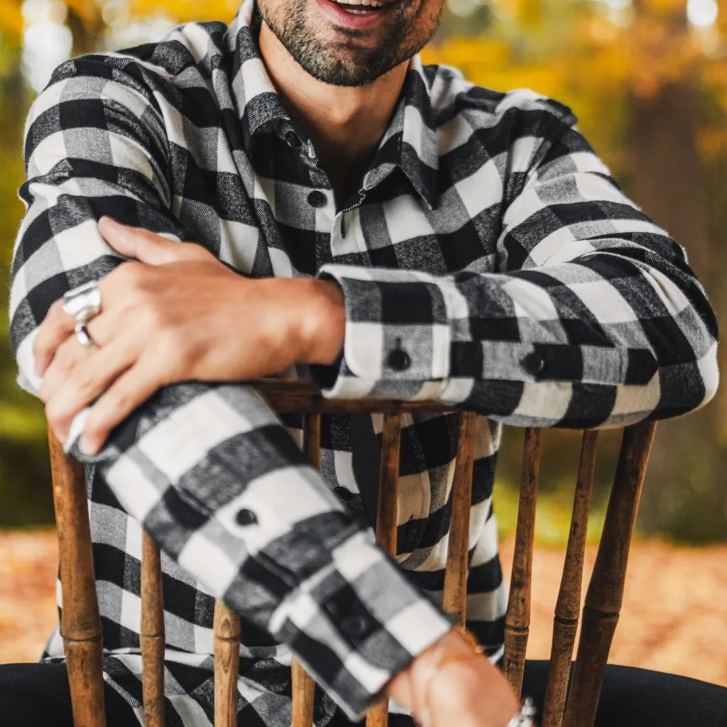 Buffalo Check Shirt | Black & White