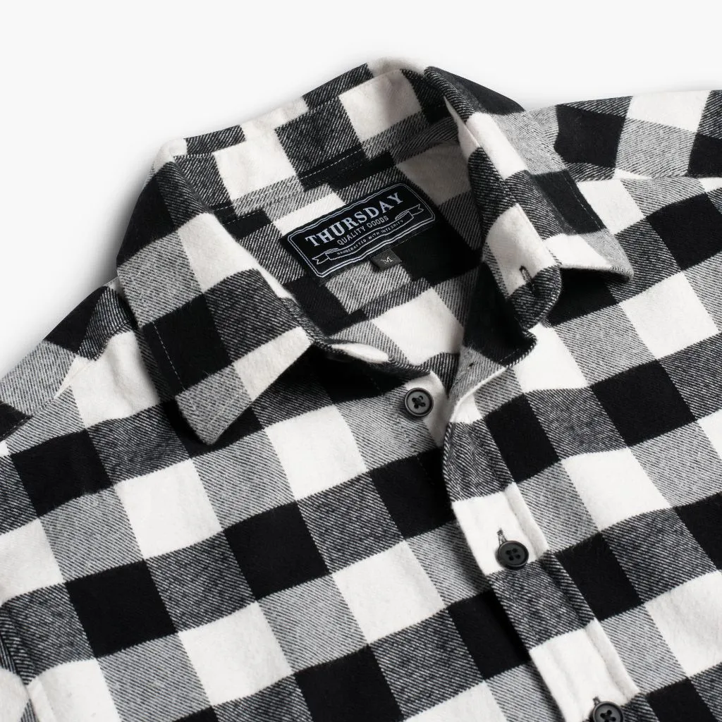 Buffalo Check Shirt | Black & White