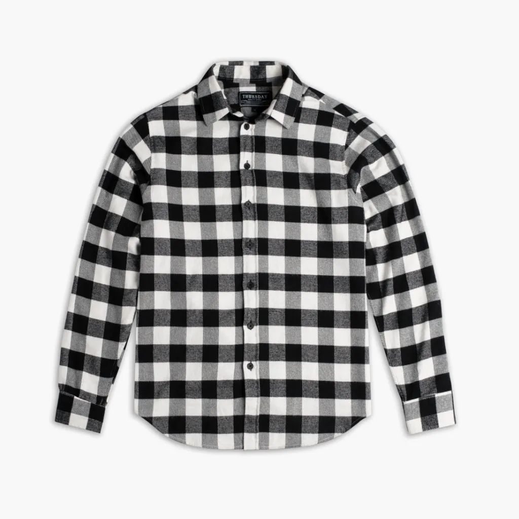 Buffalo Check Shirt | Black & White