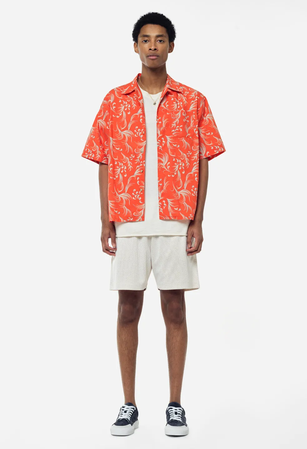 Camp Shirt / Orange Kaze