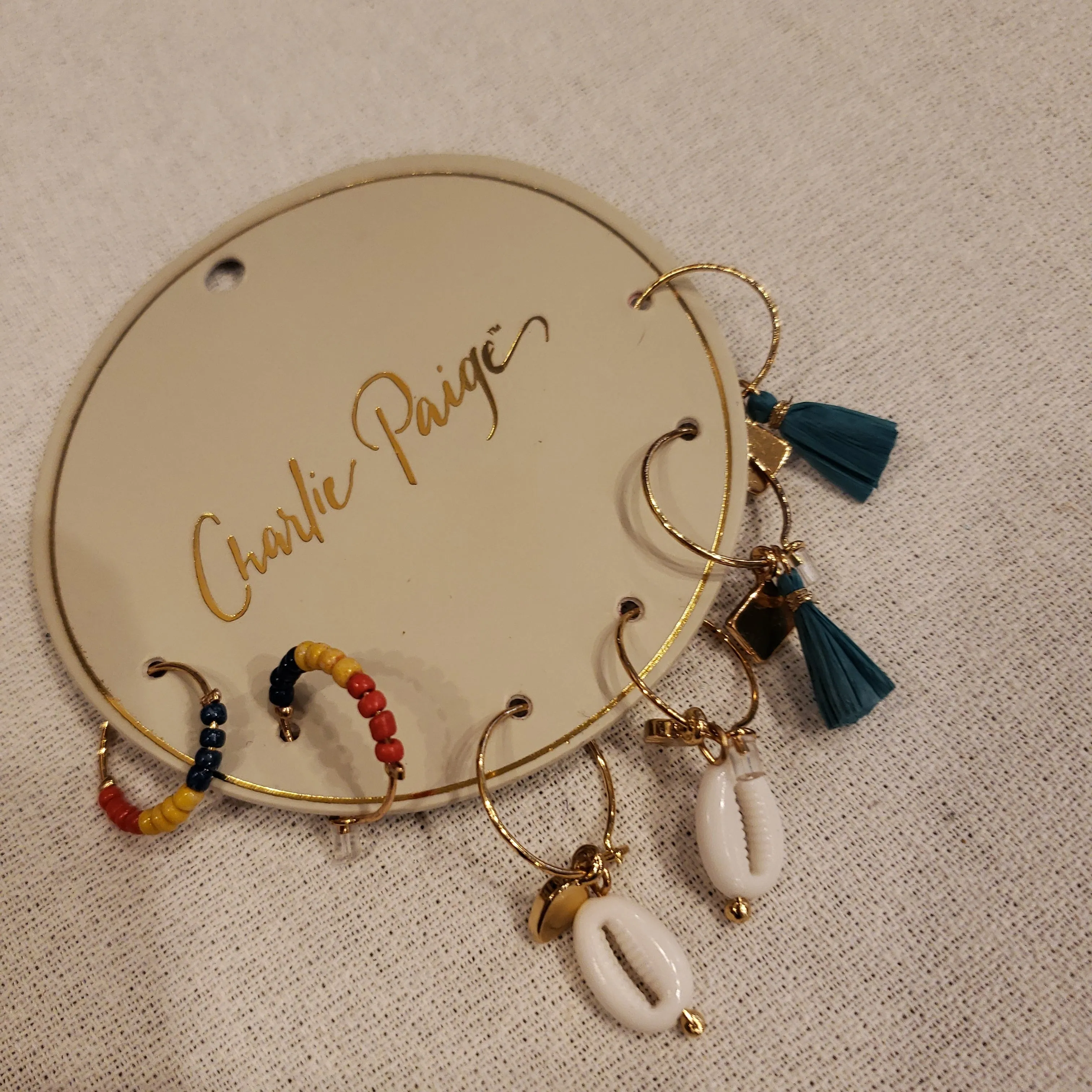 Charlie Paige Charm Earring Set