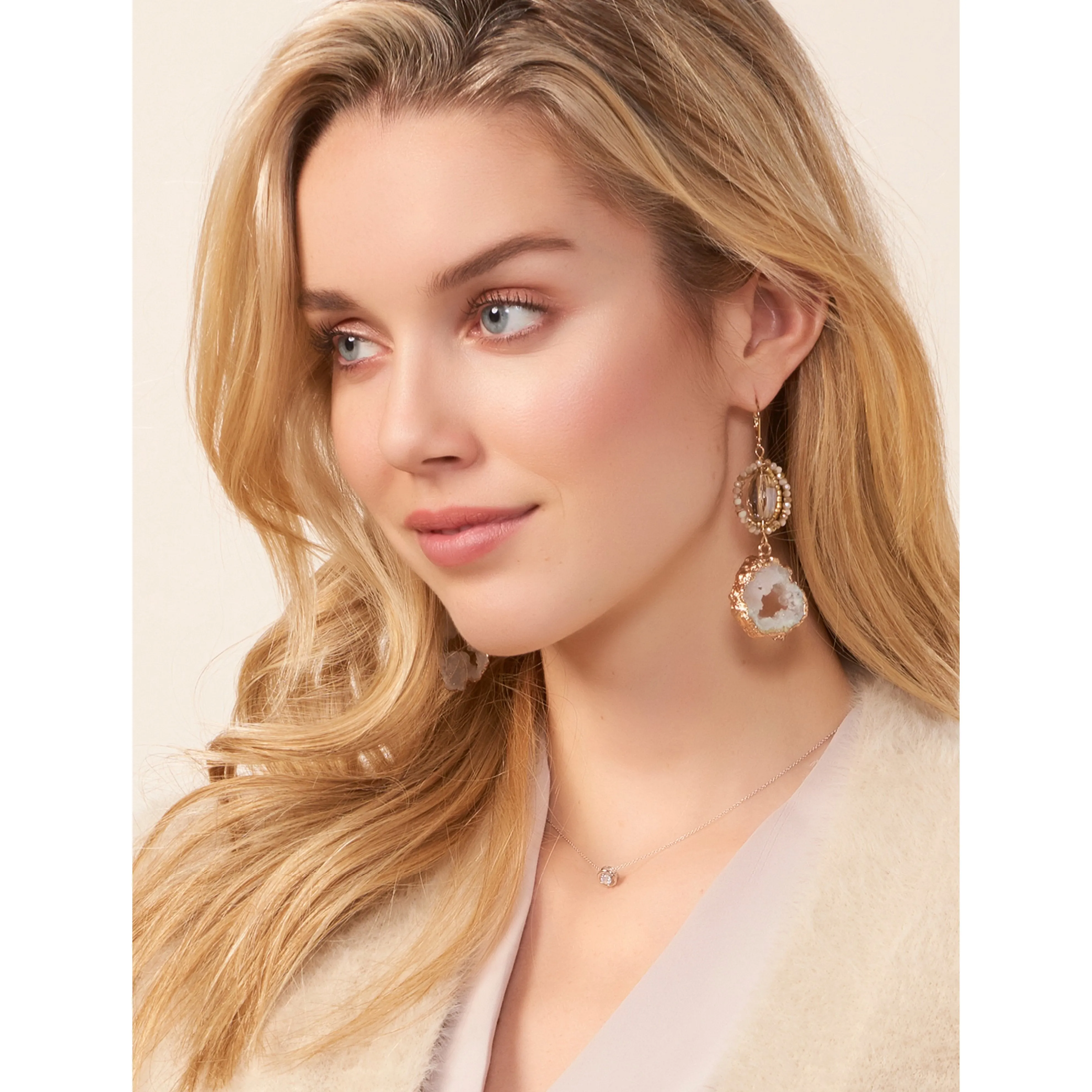 Charlie Paige Glamour Stone Earrings