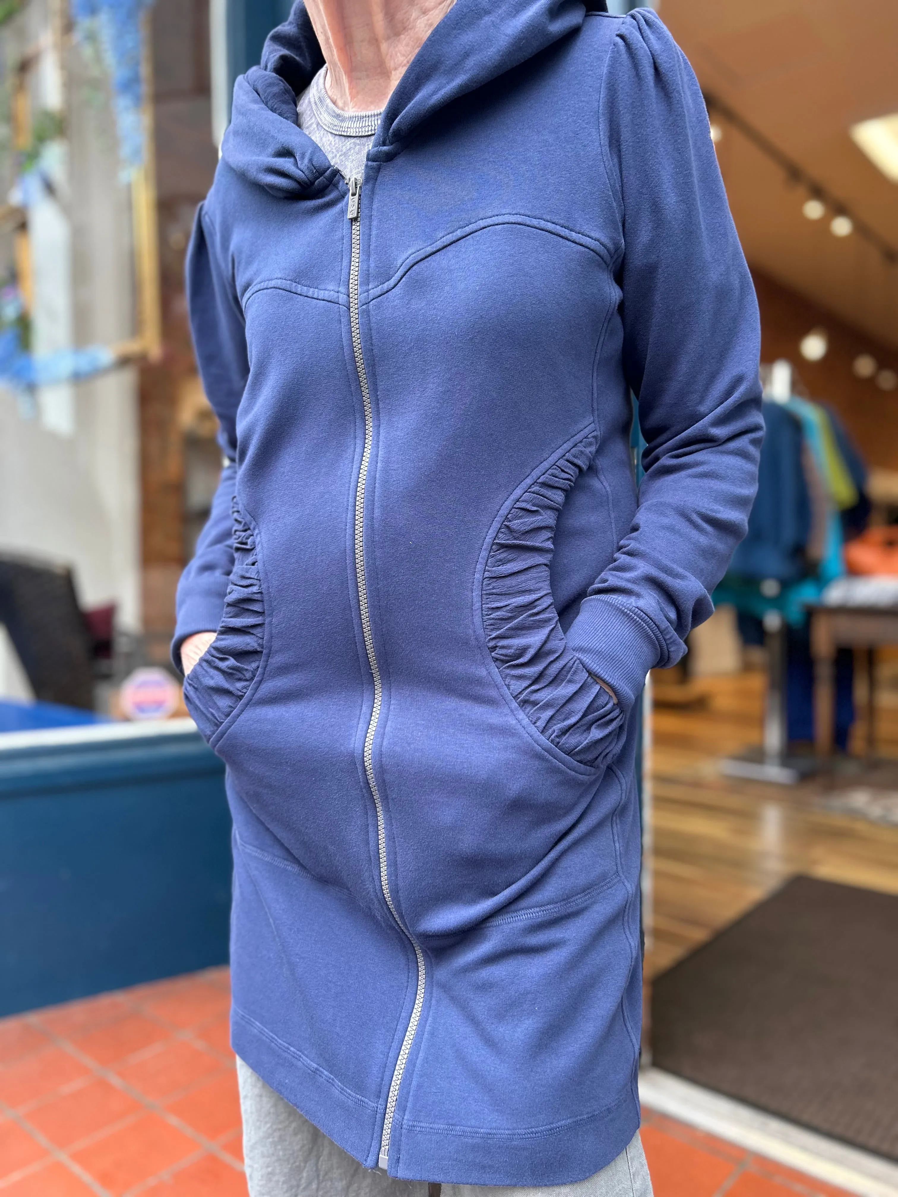 CMC hoodie jacket/coat 3187, long zip (8 colors)