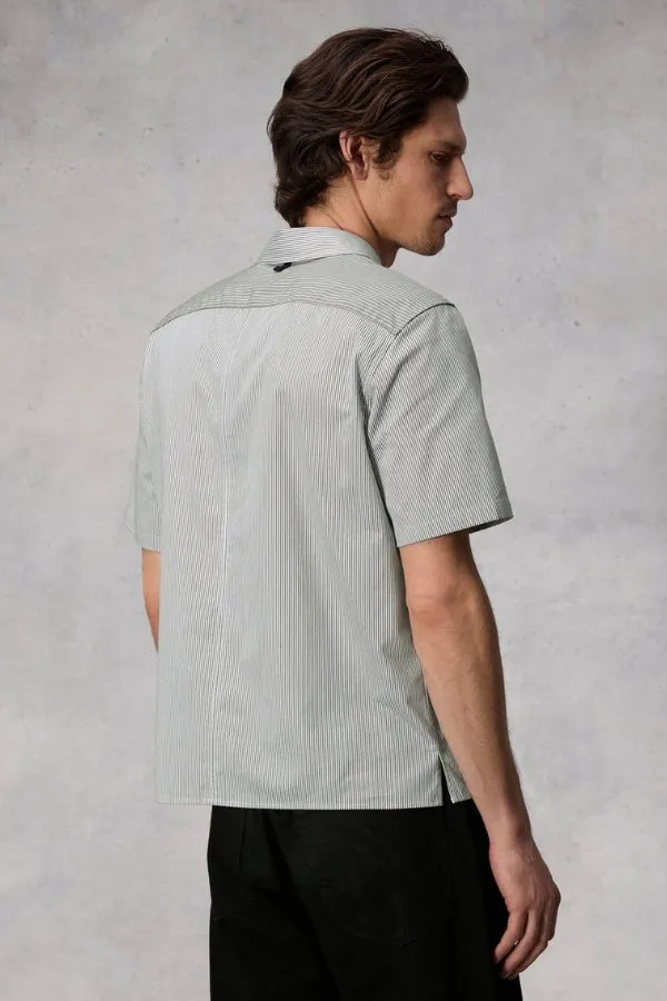 Dalton Striped Cotton Nylon Shirt