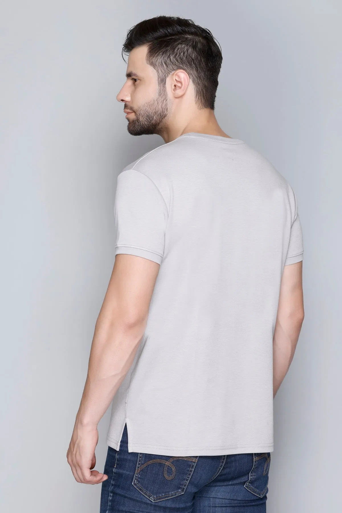 Derby Men's Round Neck Casual T-shirts