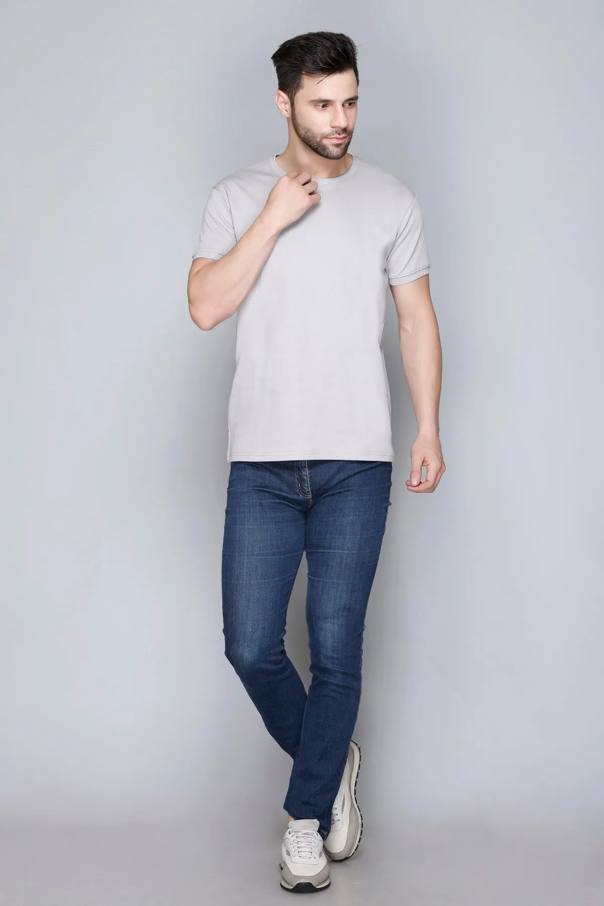 Derby Men's Round Neck Casual T-shirts