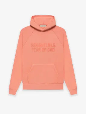 ESSENTIALS HOODIE CORAL