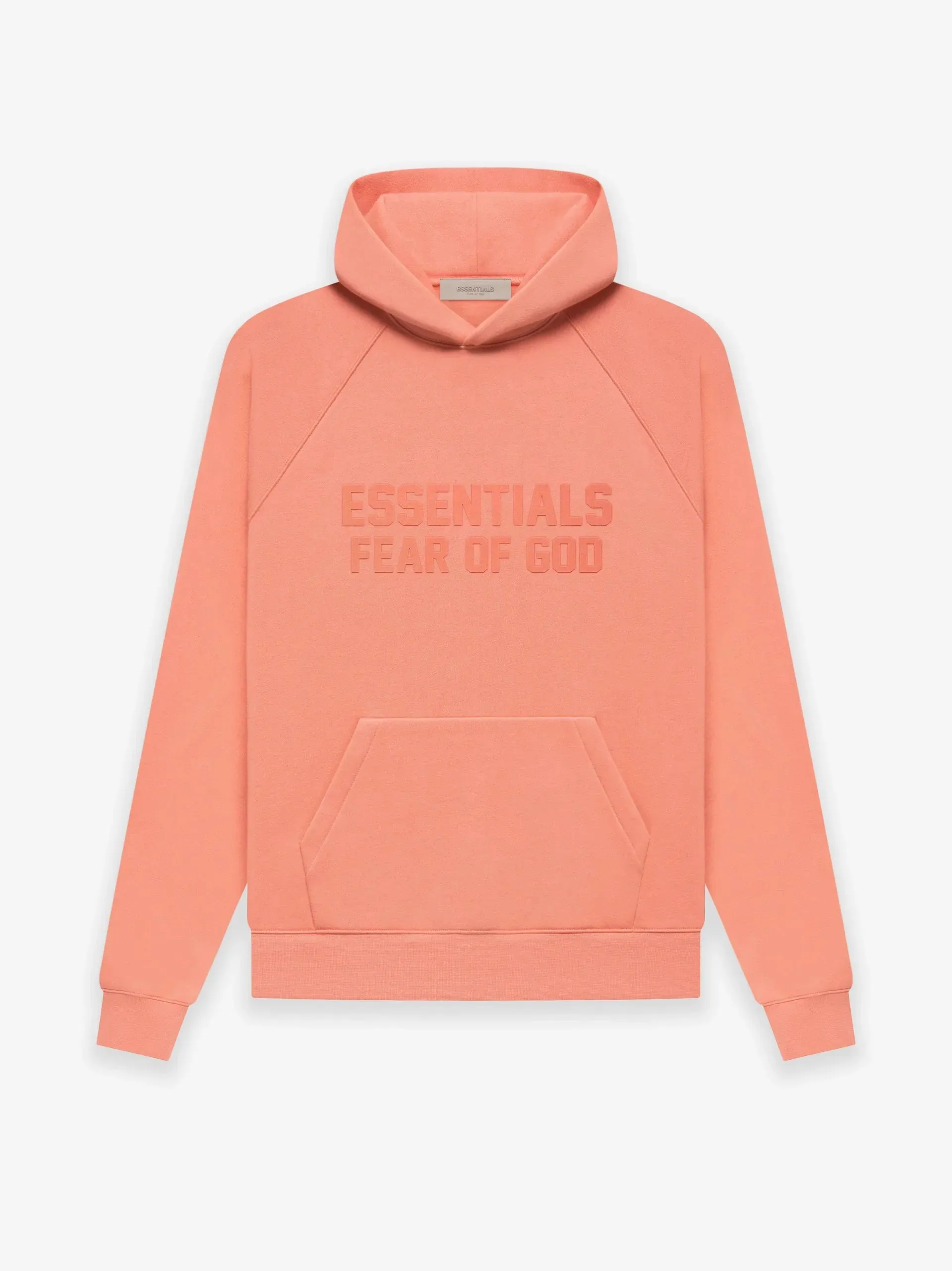 ESSENTIALS HOODIE CORAL