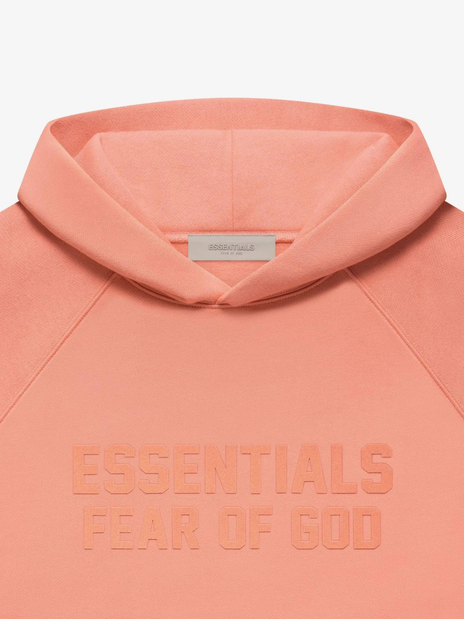 ESSENTIALS HOODIE CORAL