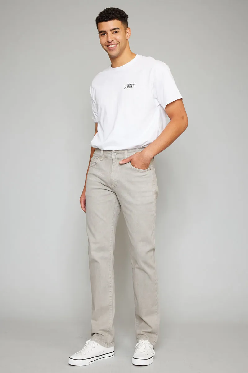 Ethan Light Gray  Slim Straight - Men