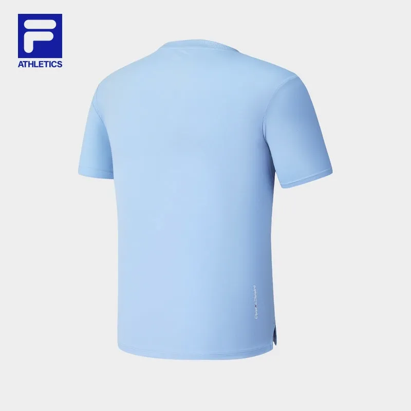 FILA CORE ATHLETICS TENNIS1 ART IN SPORTS Men Short Sleeve T-shirt (Light Blue)