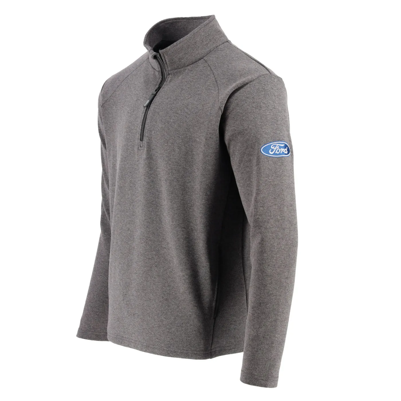 Ford Oval Logo Men's Long Sleeve Performance 1/4 Zip