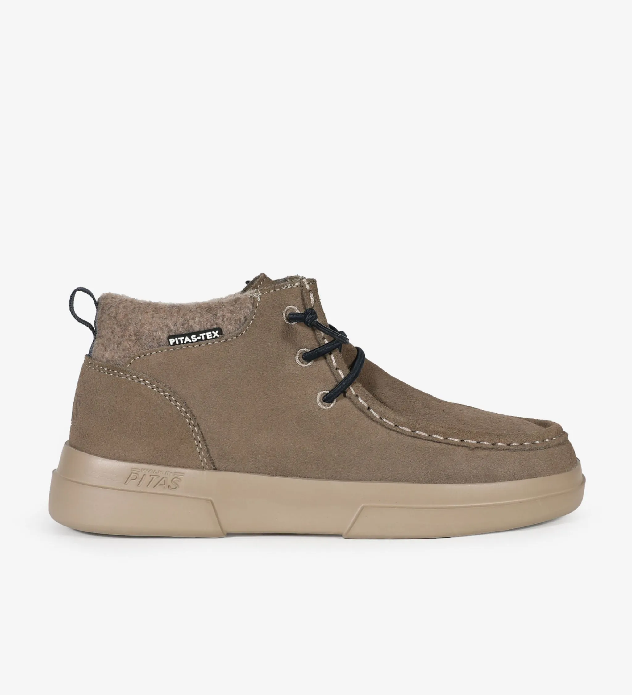 Garda Waterproof Suede Easy-On Mid-Top Boots