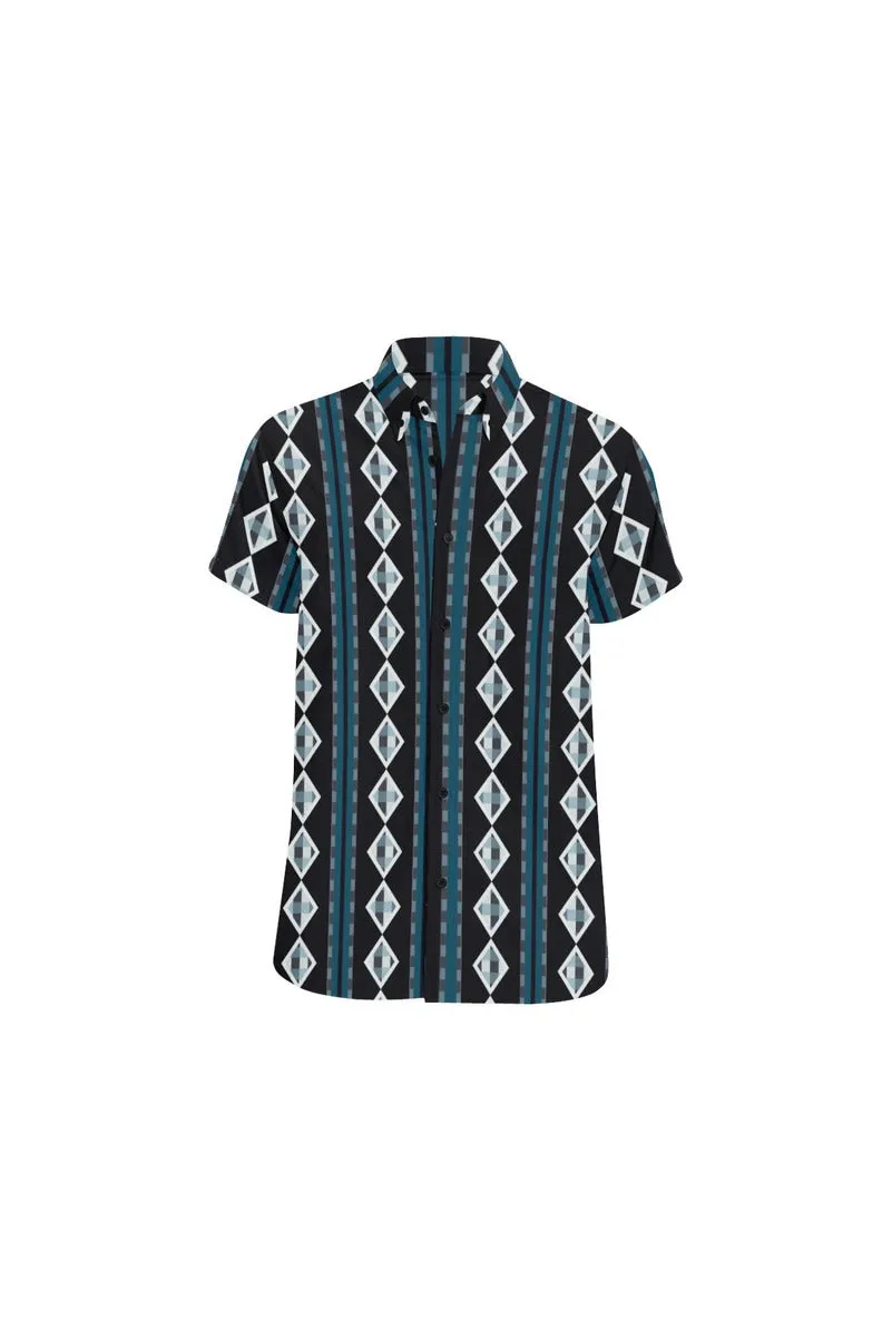 Gingham Goodness Men's All Over Print Short Sleeve Shirt