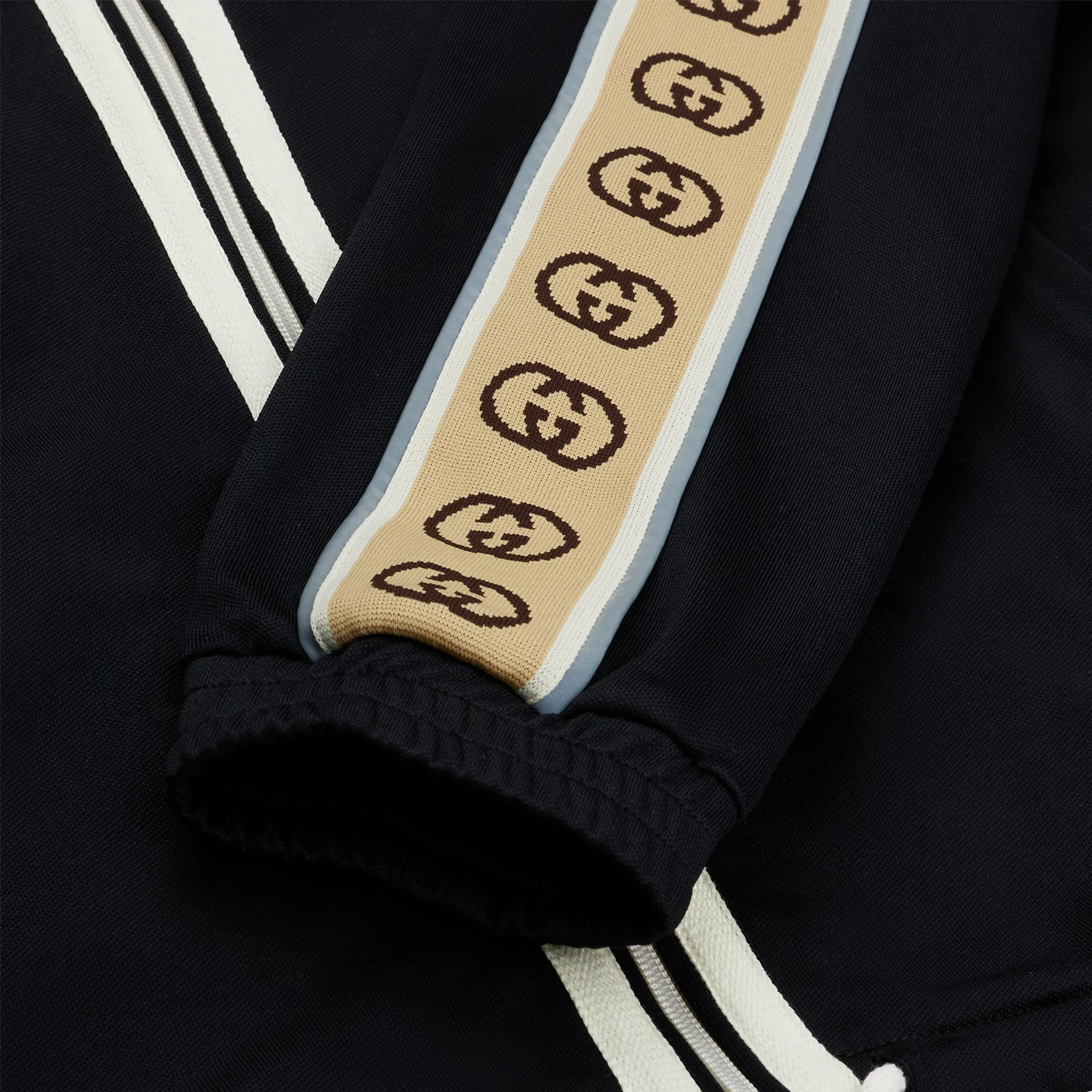 Gucci GG Ribbon Black Track Jacket