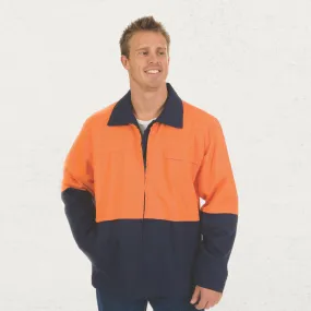 Hi Vis Two Tone Protector Drill Jacket