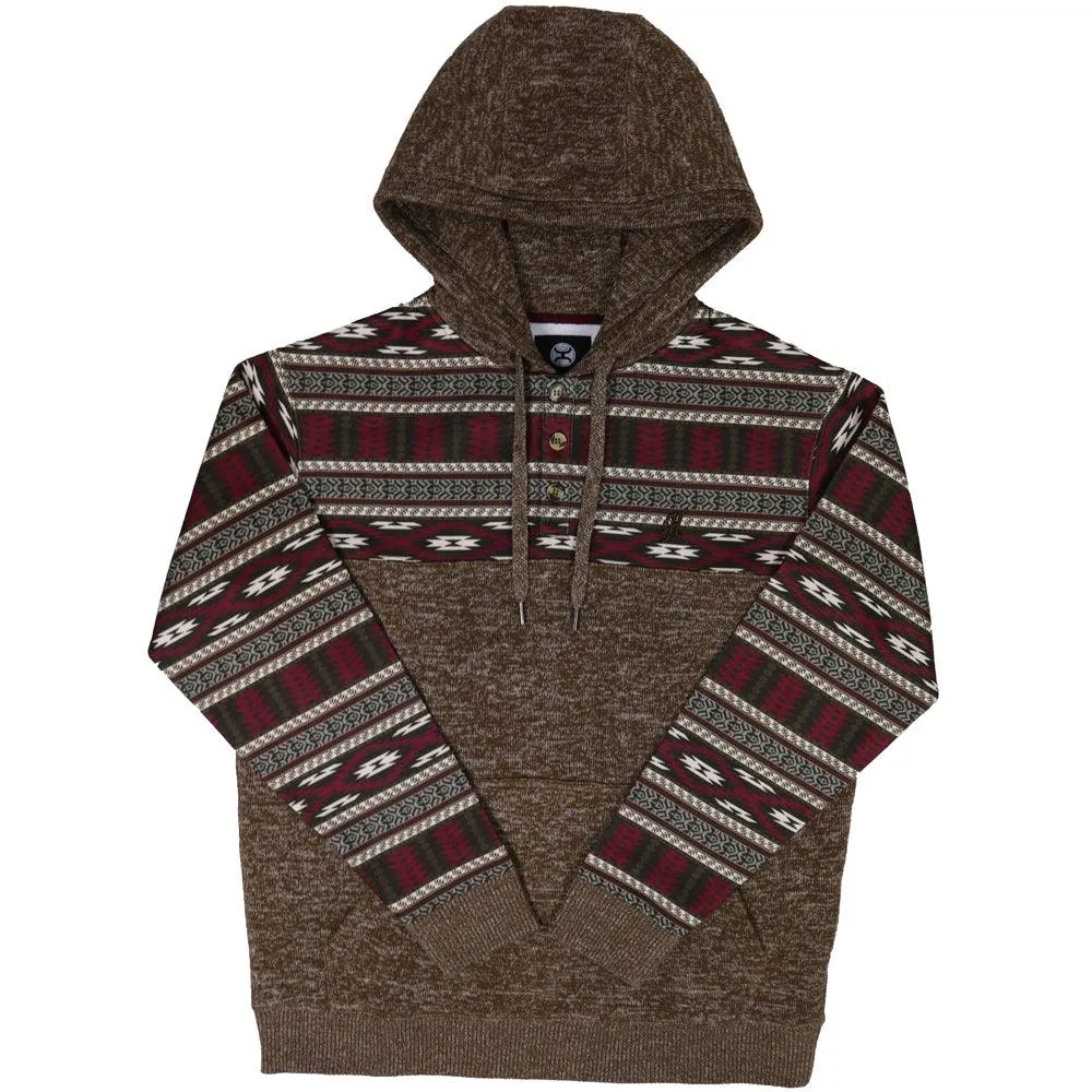 'Hooey' Men's "Nomad Jimmy" Hoody - Brown / Multi