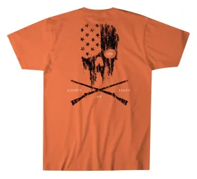 'Howitzer' Men's Liberty Forged Short Sleeve Tee - Safety Orange