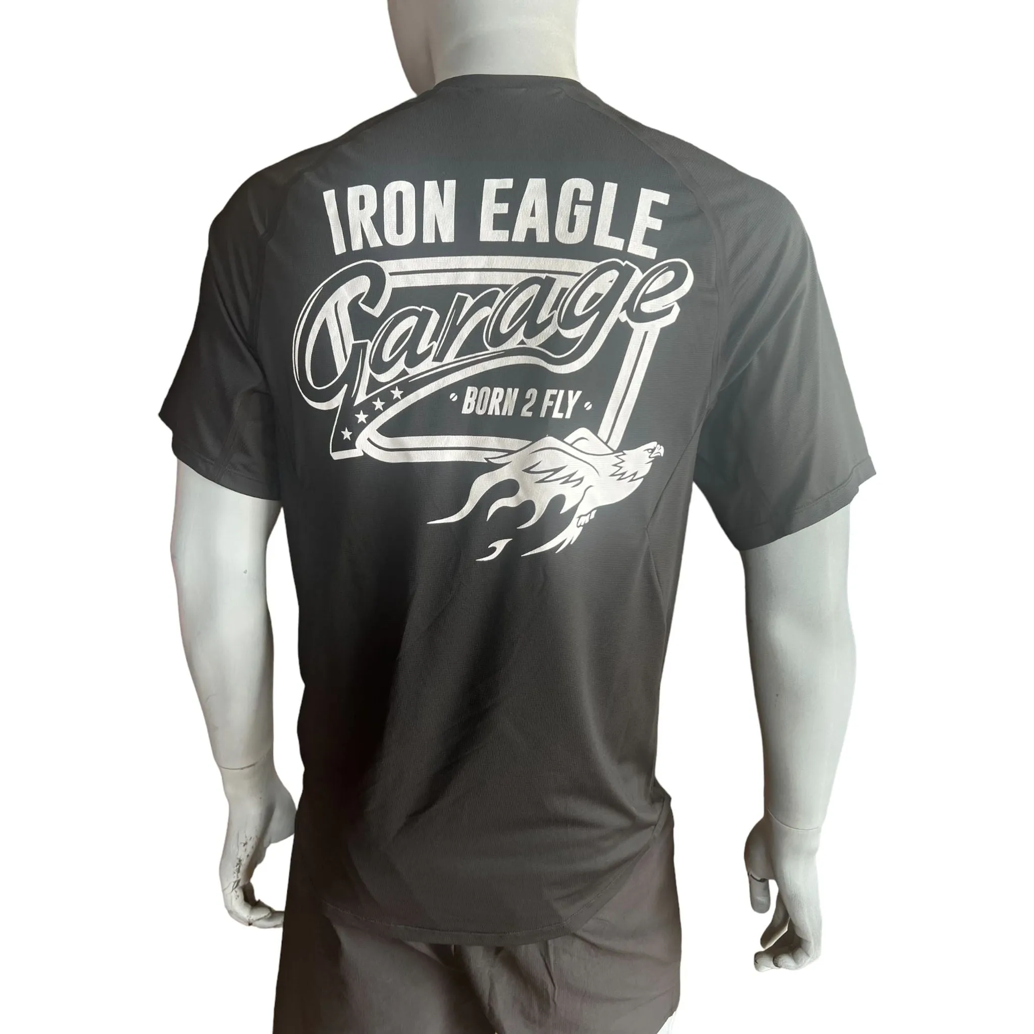 IRON EAGLE SURGE TSHIRT : Black . White