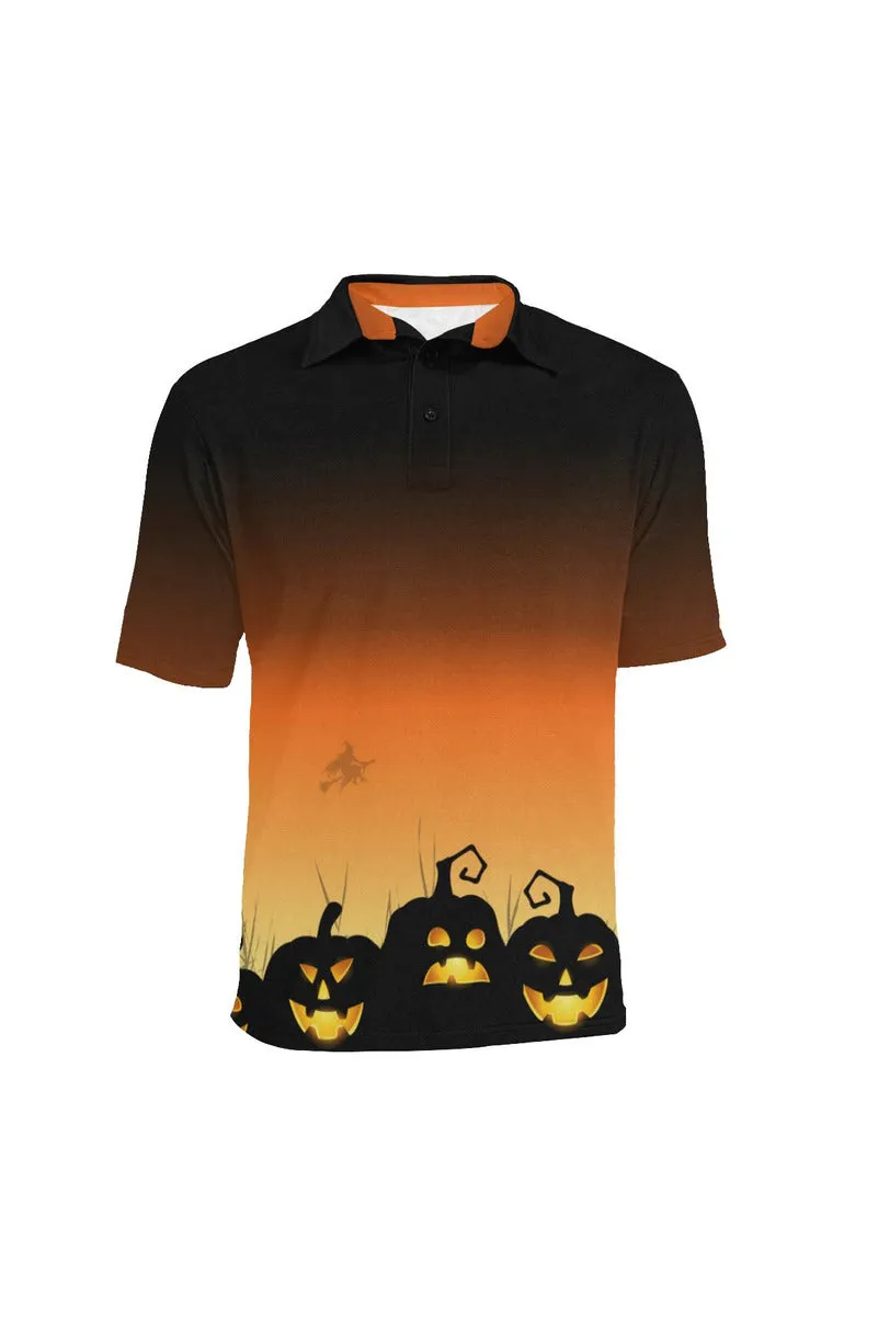 Jack O Lantern Men's Polo Shirt