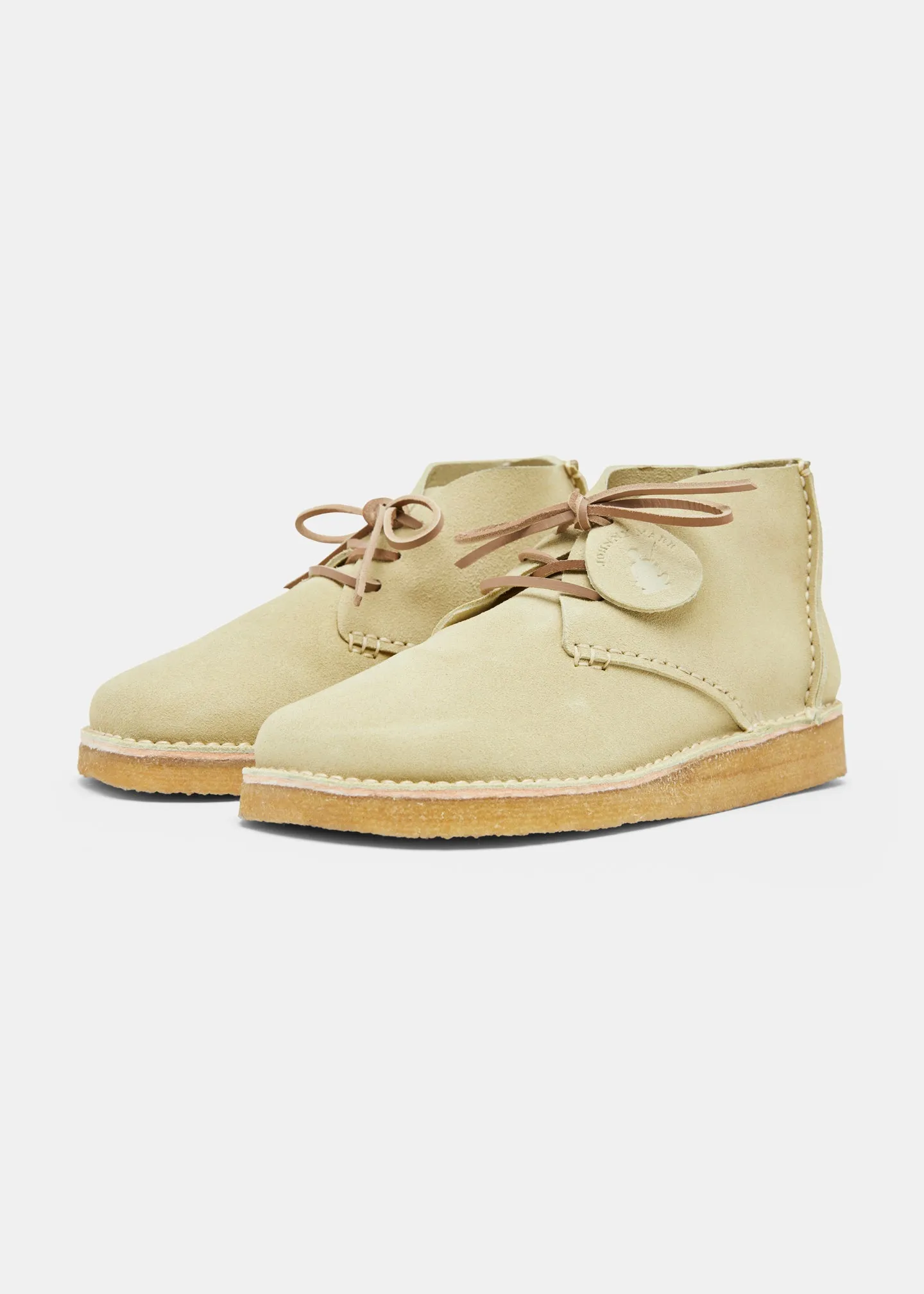 Johnny Marr Glenn Women's Suede Boot - Straw