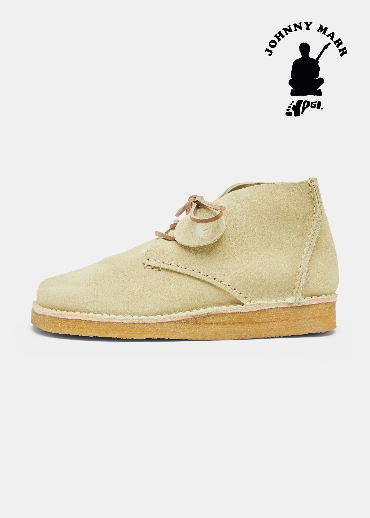 Johnny Marr Glenn Women's Suede Boot - Straw