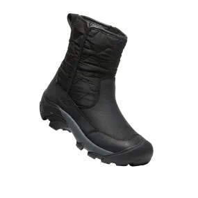 Keen Betty Pull-On Waterproof Boot (Women) - Black/Black