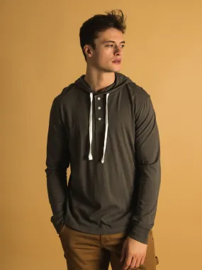 KOLBY RUSH HOODIE HENLEY - CLEARANCE