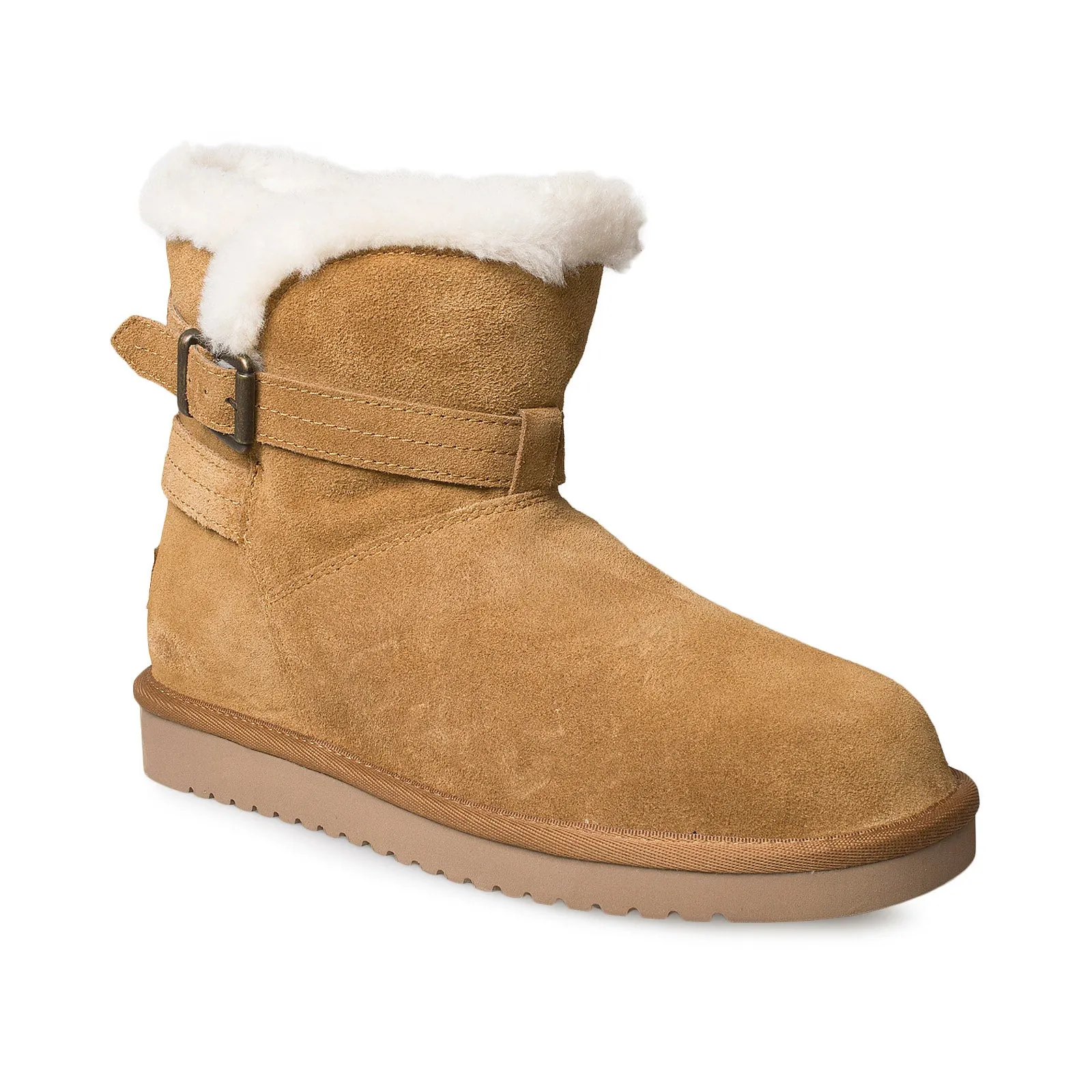 Koolaburra By UGG Delene Mini Chestnut Boots - Women's