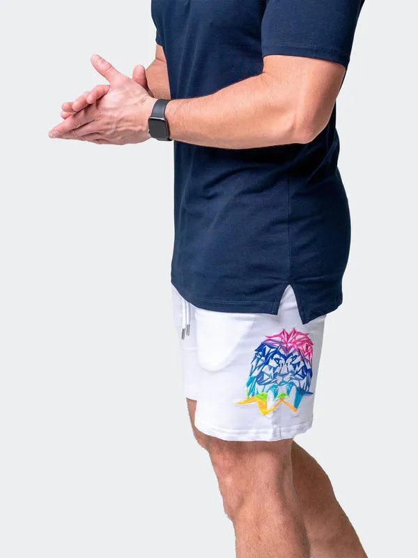 Maceoo Short | Short Neon White