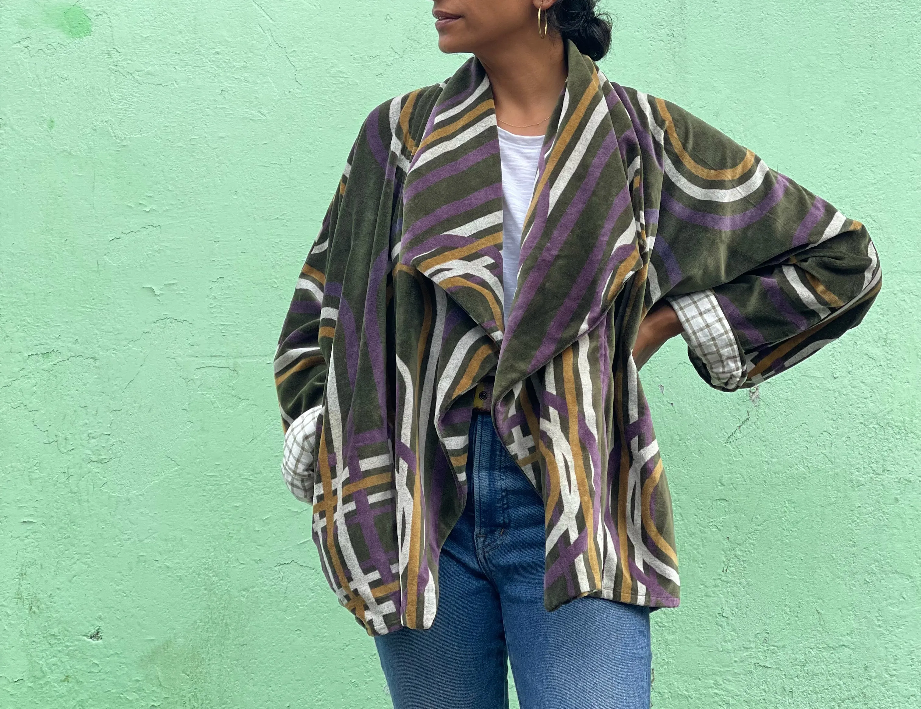 Mahala Velvet Drape Jacket