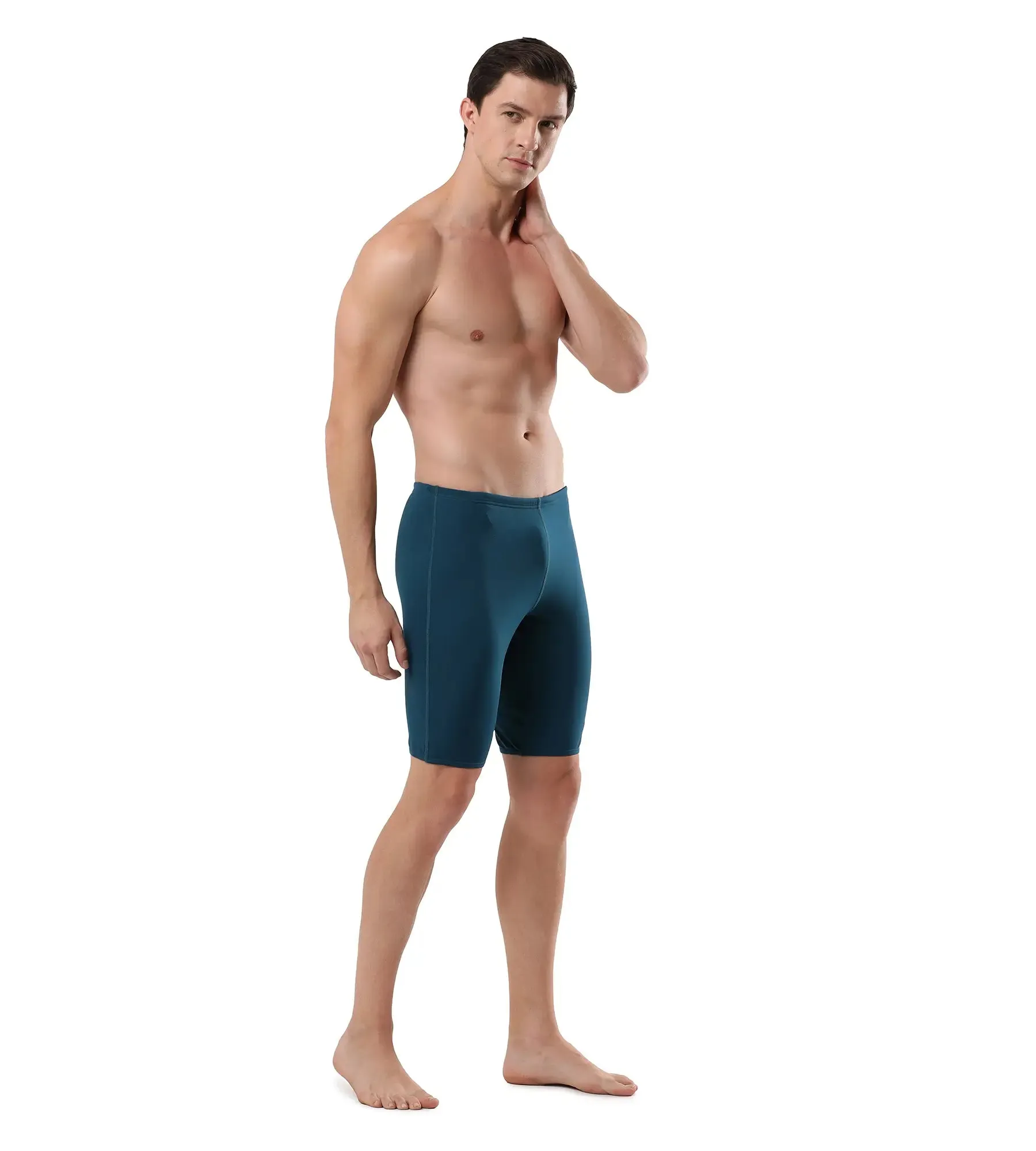 Men's Essential Endurance  Jammer - Darkteal & White