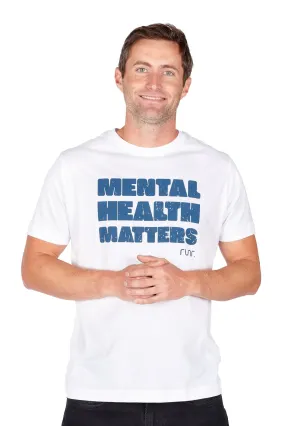 Men's Mental Health Matters T-Shirt - White