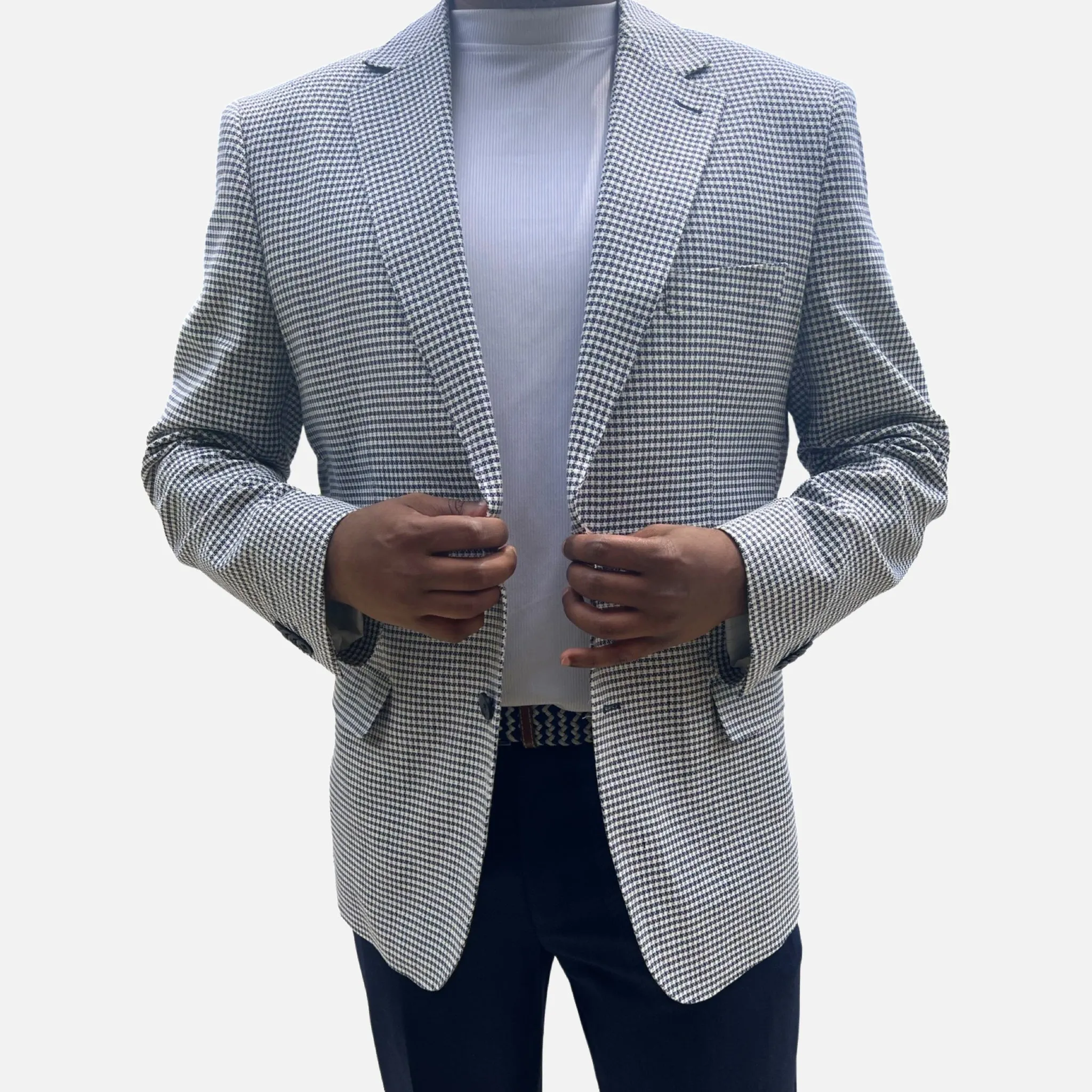 Men’s White Summer Blazer