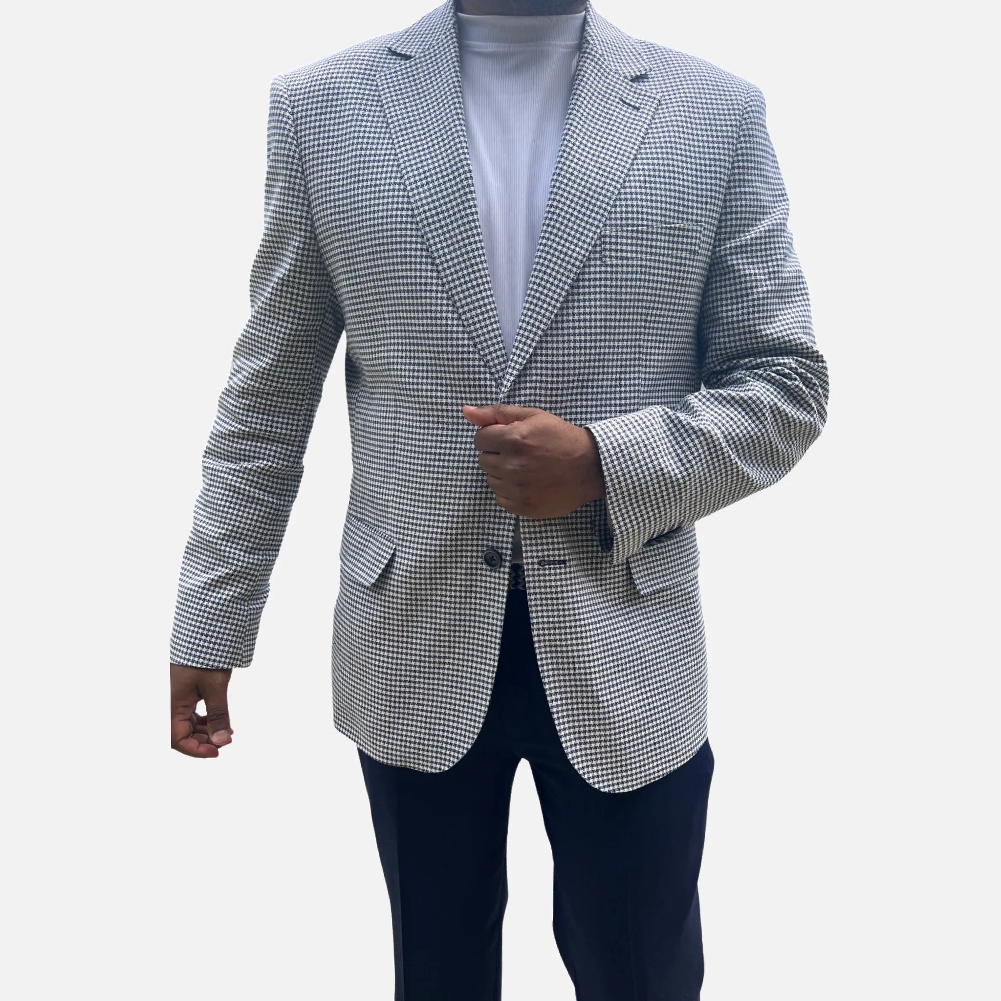 Men’s White Summer Blazer