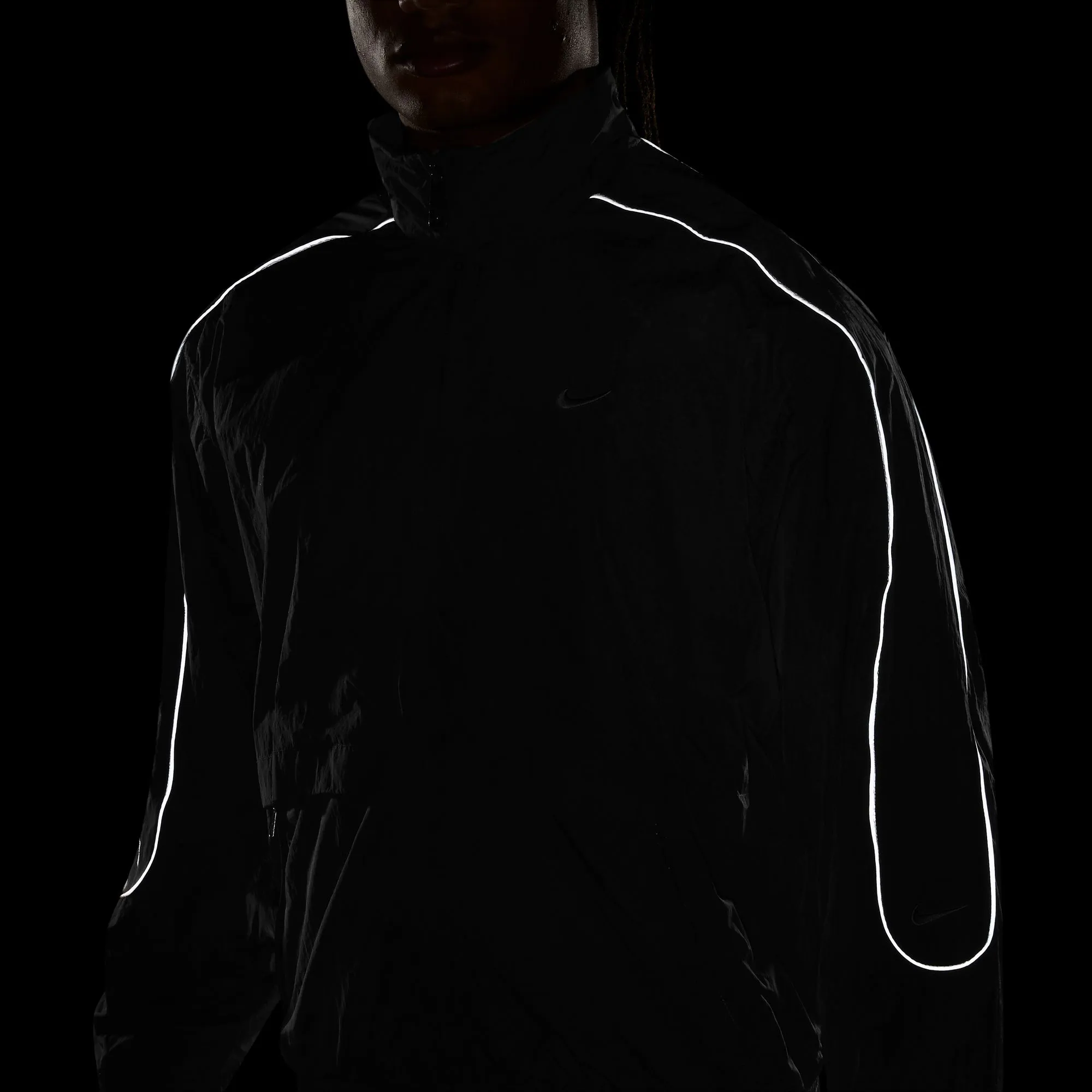 Nike Solo Swoosh Woven Track Jacket Black FB8622-010