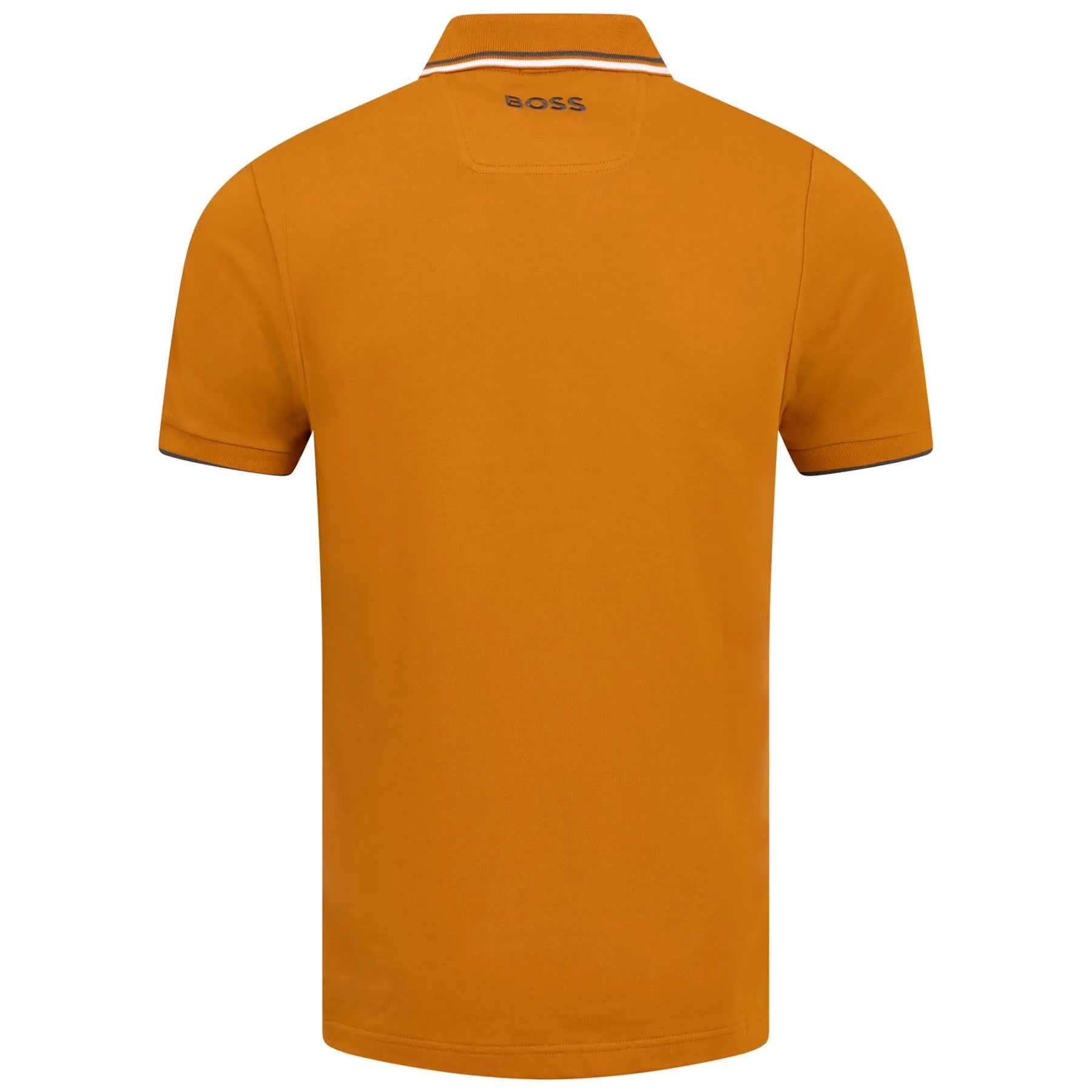 Paddy Pro Cotton Jersey Regular Fit Polo Dark Yellow - W23